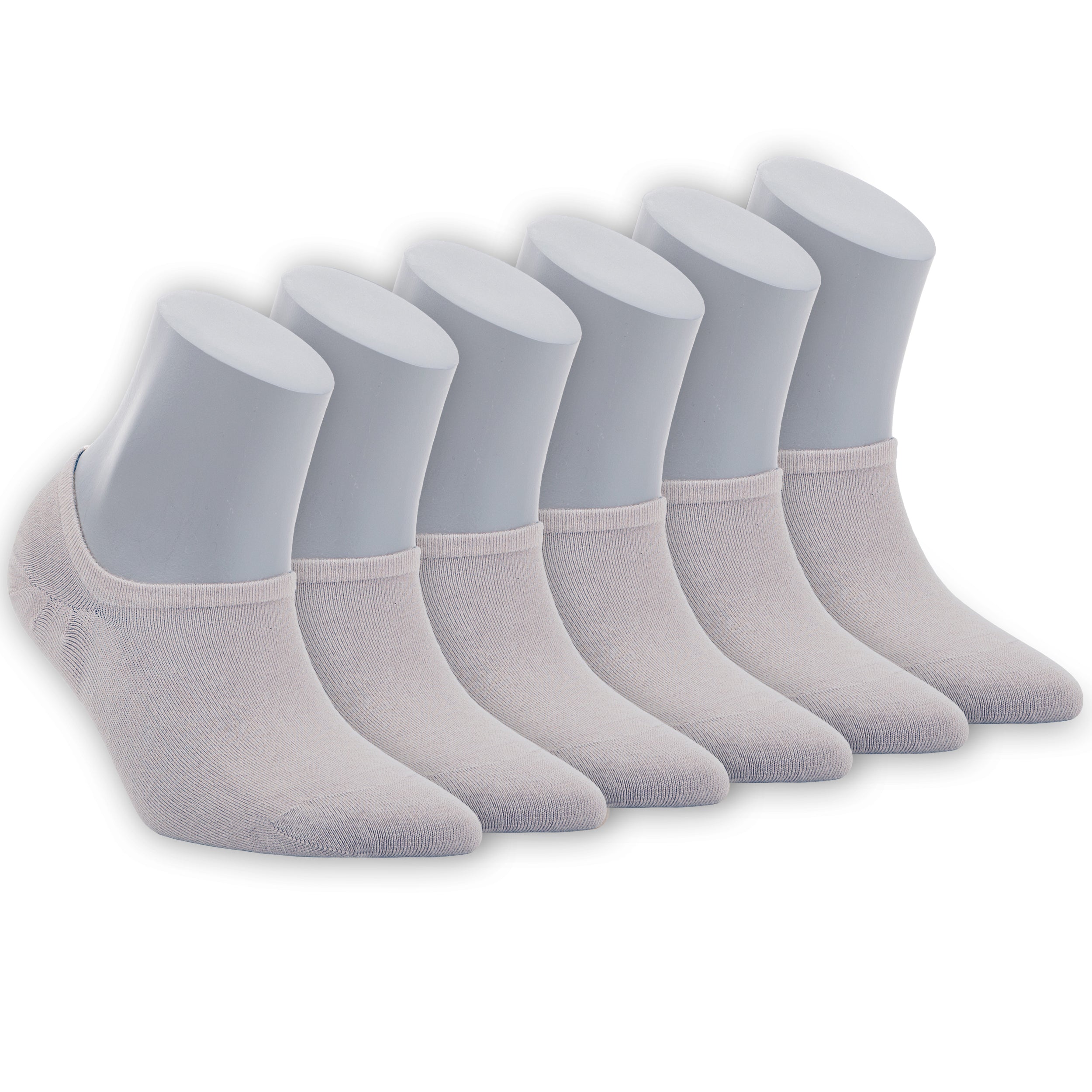 Women's Bamboo No Show Socks 6-Pack - Bambooven