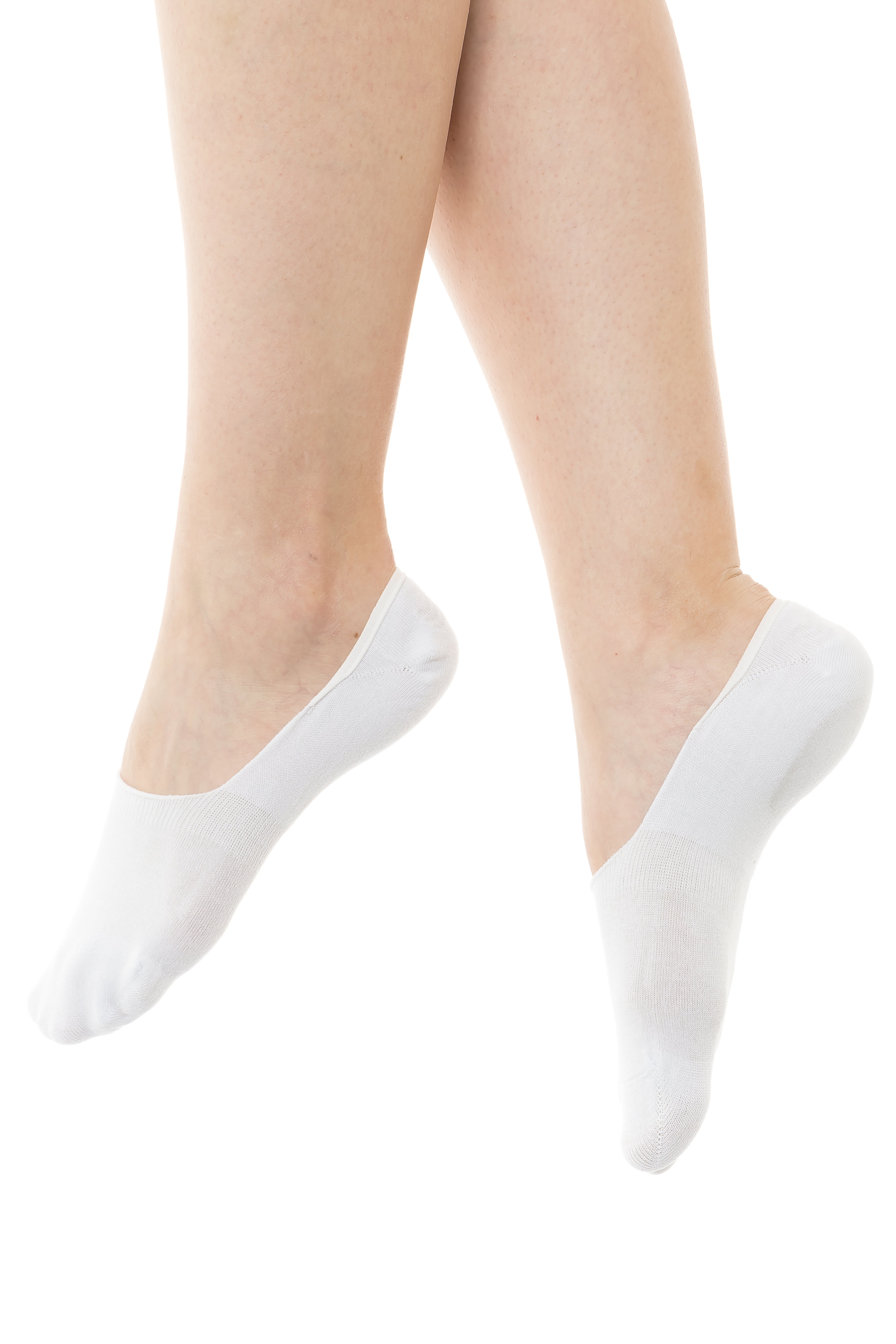 Lot de 6 paires de chaussettes invisibles en bambou pour femme - 612