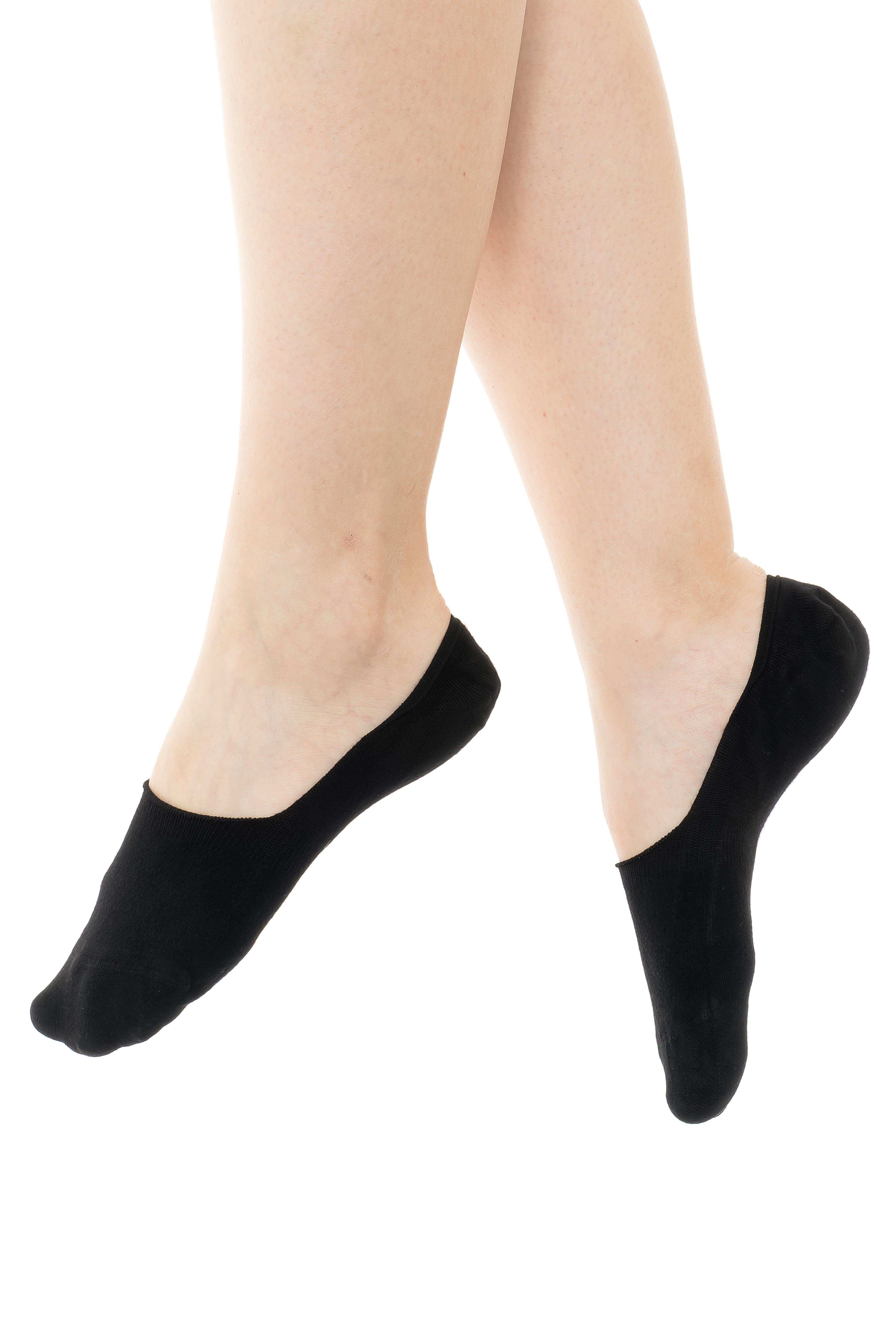 Lot de 6 paires de chaussettes invisibles en bambou pour femme - 612