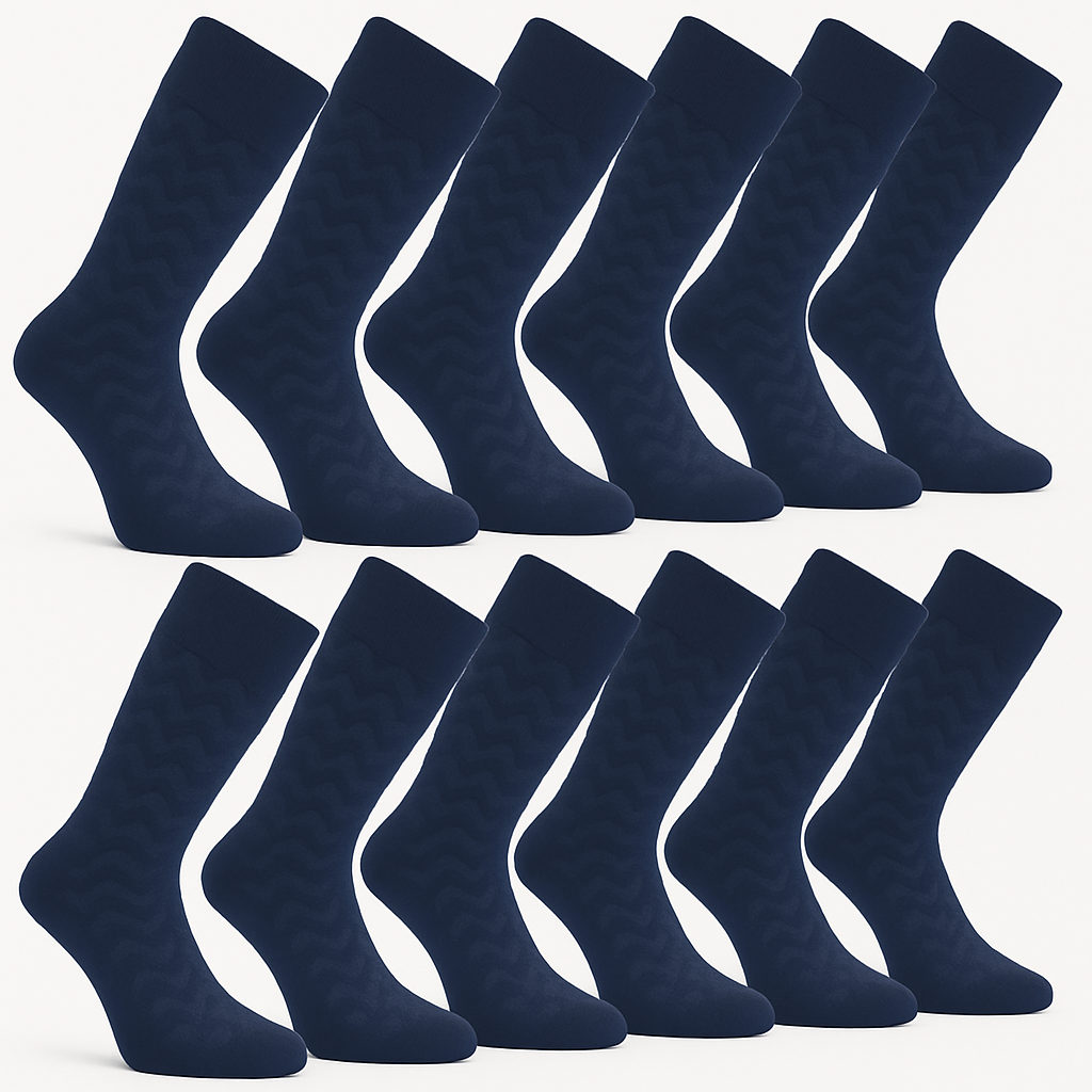 Men’s Bamboo Dress & Trouser Socks 12-Pack - 367-370