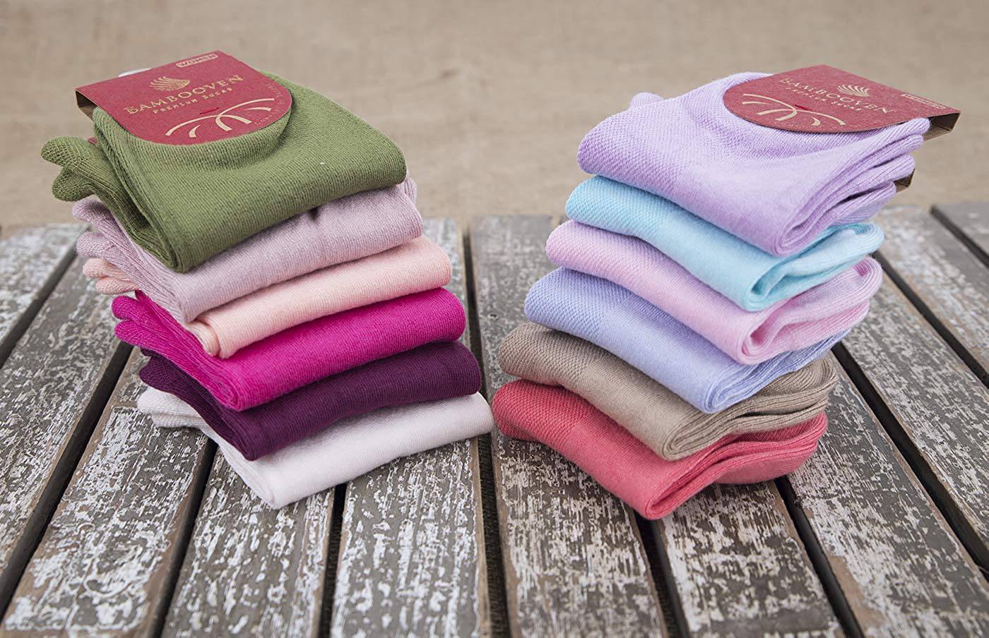 Women’s Bamboo Ankle Socks 12-Pack - 545 - Bambooven