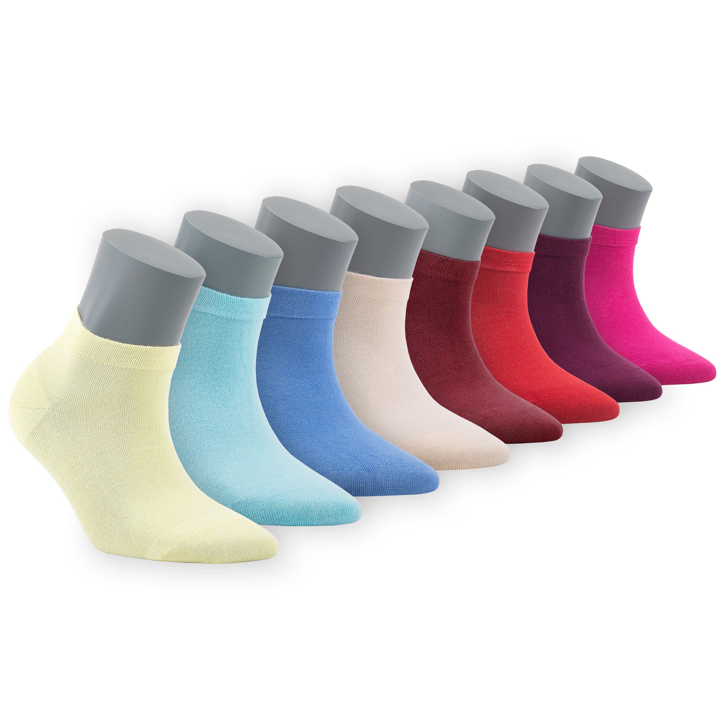 Women’s Bamboo Ankle Socks 8-Pack - 598 - Bambooven