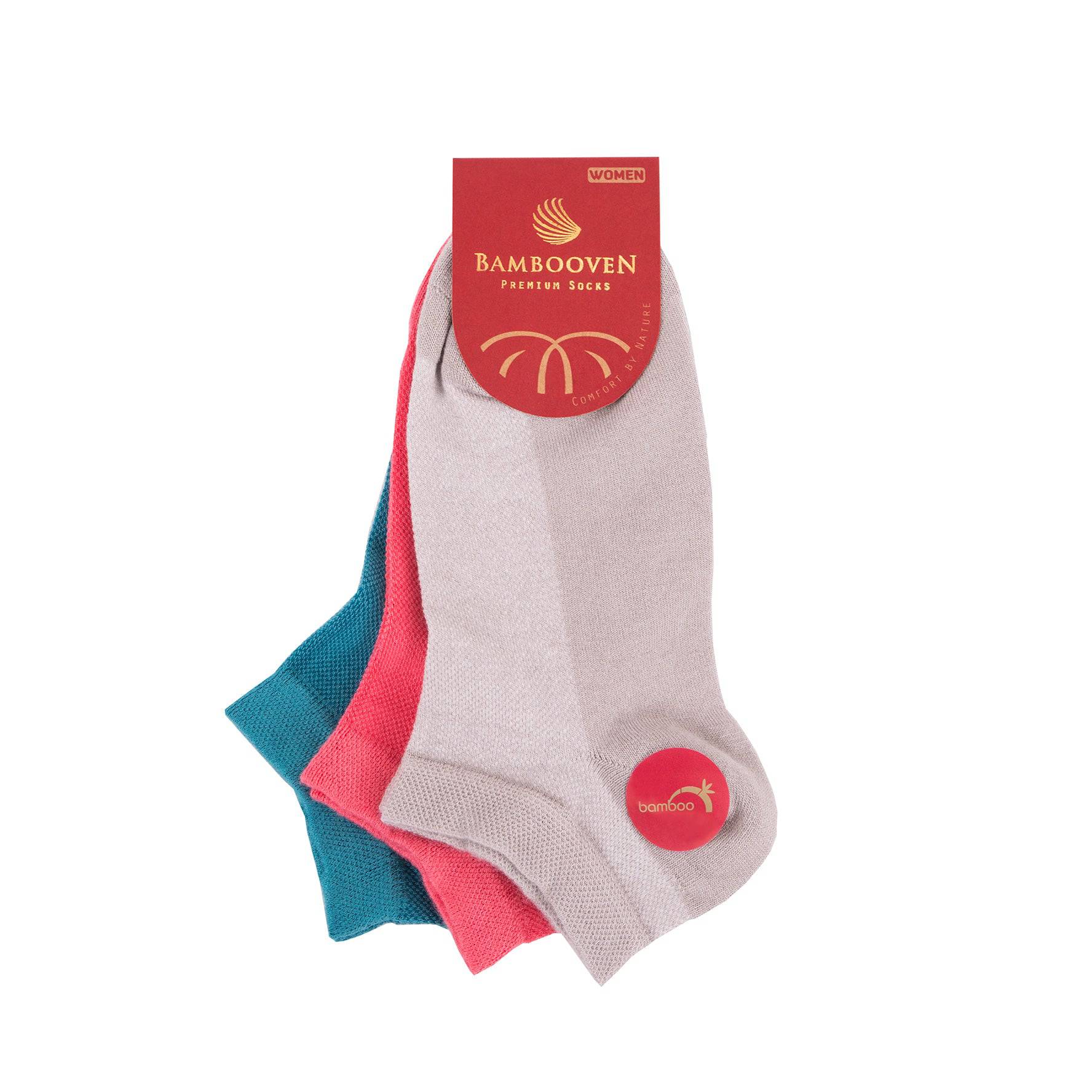 Women’s Bamboo Ankle Socks 3-Pack - 525 - Bambooven