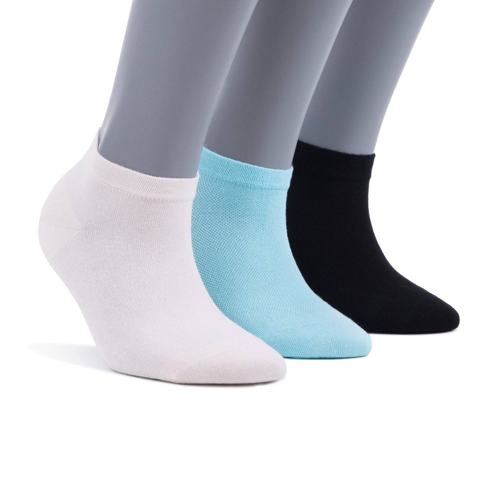 Women’s Bamboo Ankle Socks 3-Pack - 524 - Bambooven