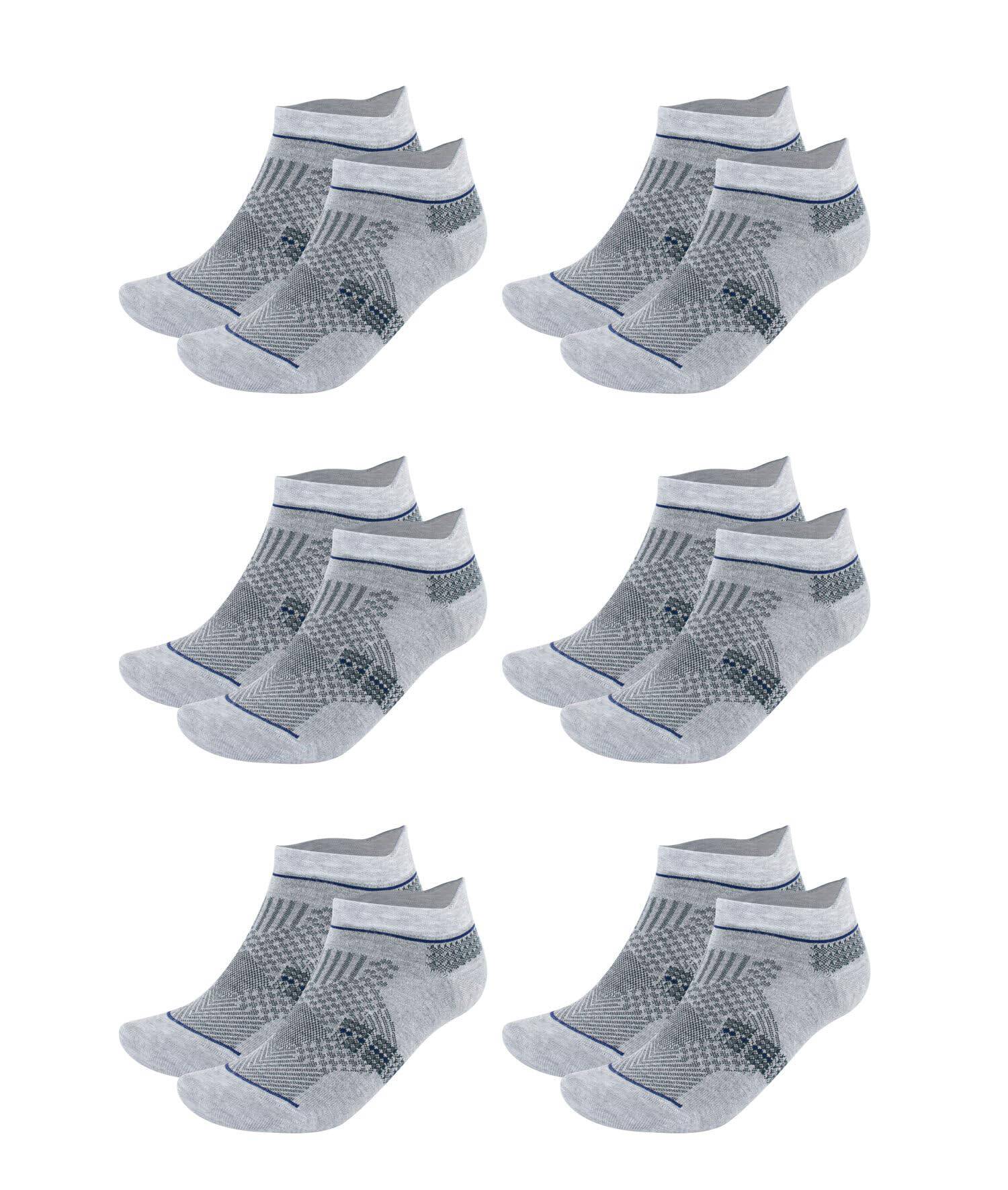 Bambooven Men & Women Casual Ankle Socks – Soft & Breathable (6 or 12 Pack) - Bambooven