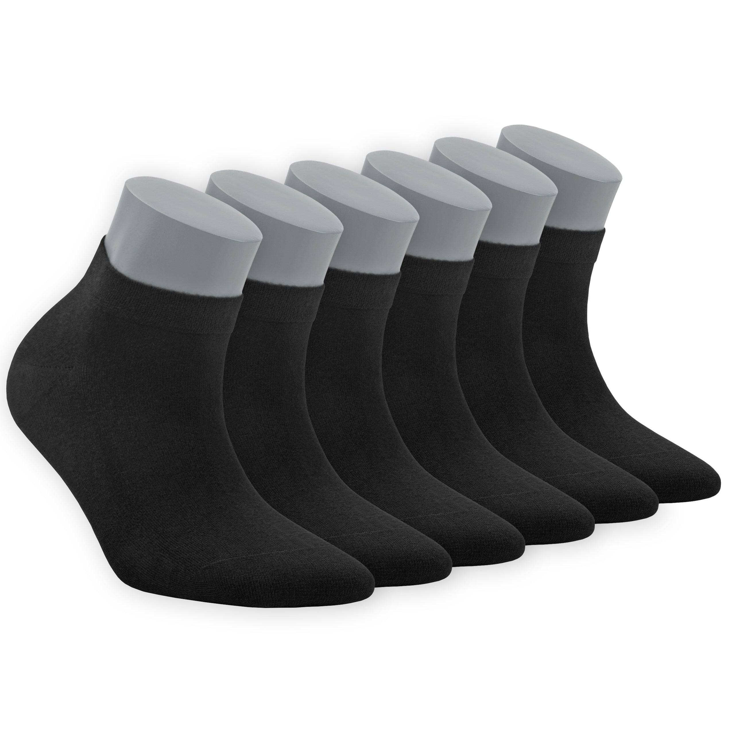 Women’s Bamboo Ankle Socks 6-Pack - 578 - Bambooven