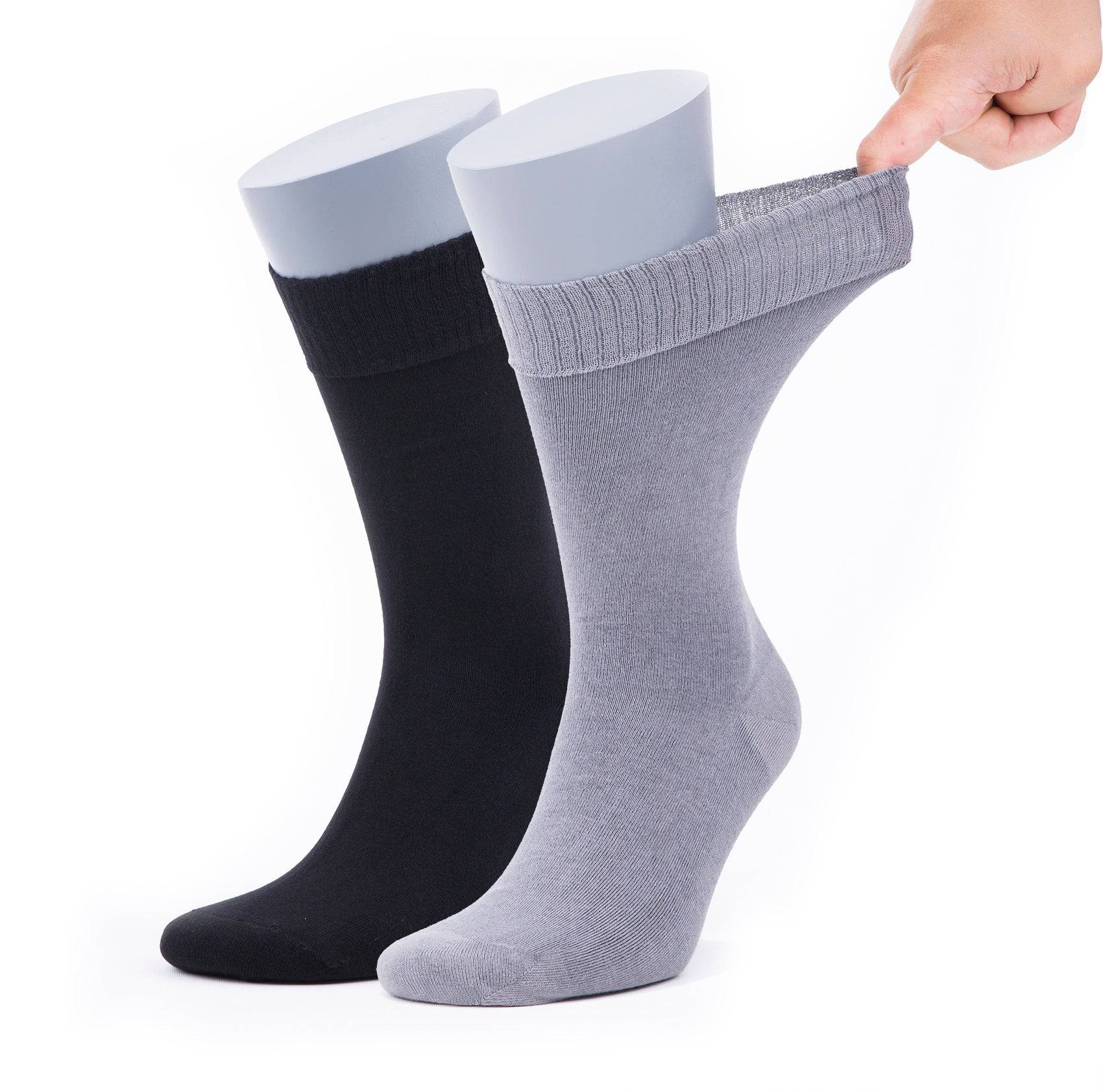 Men’s Bamboo Diabetic Dress & Trouser Socks 2-Pack - Bambooven