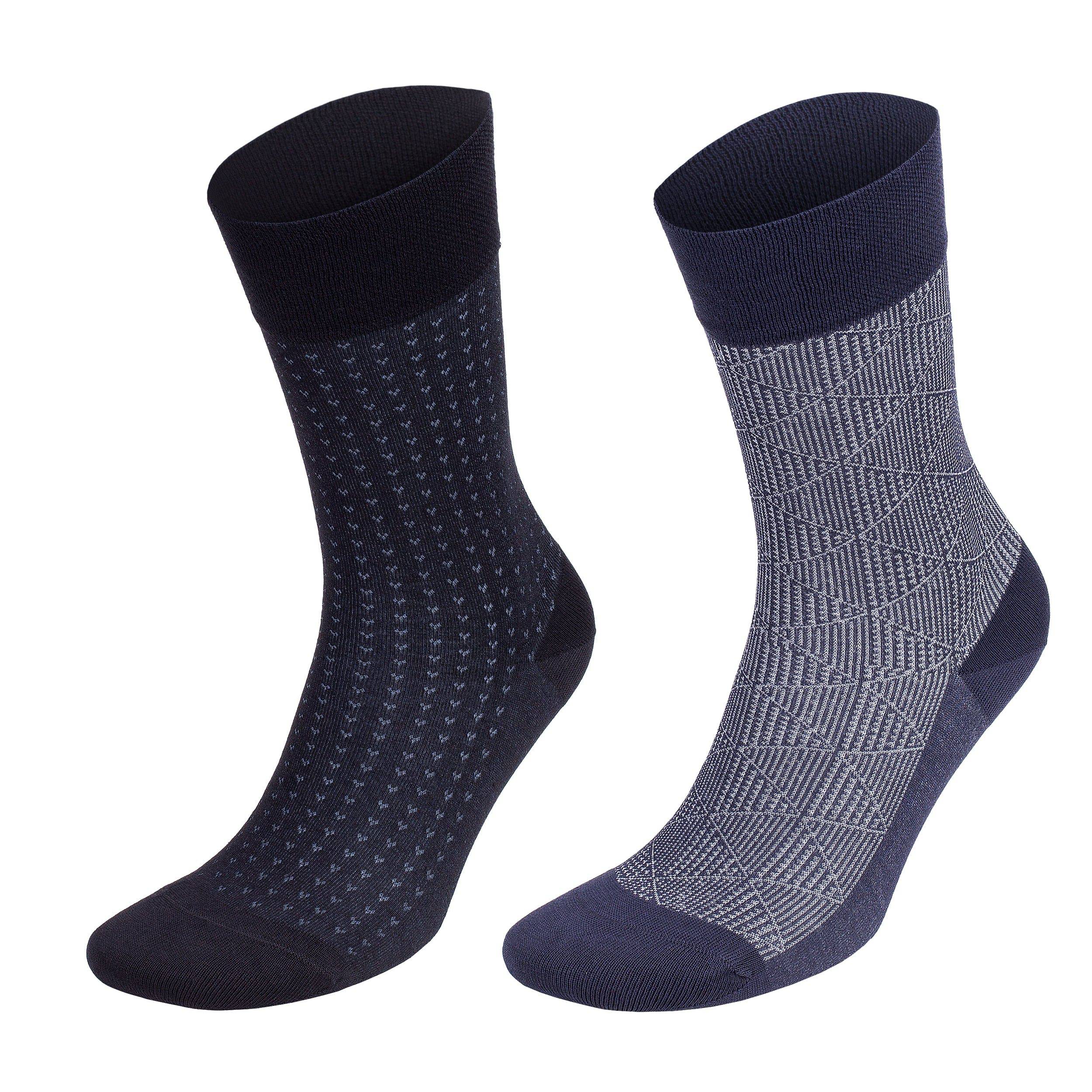 Bambooven Men’s Lightweight Dress and Trouser Socks – Premium Bamboo, Super Soft, Odor Free and Breathable, Calf Socks, Crew Socks (8 Pack)-591 - Bambooven