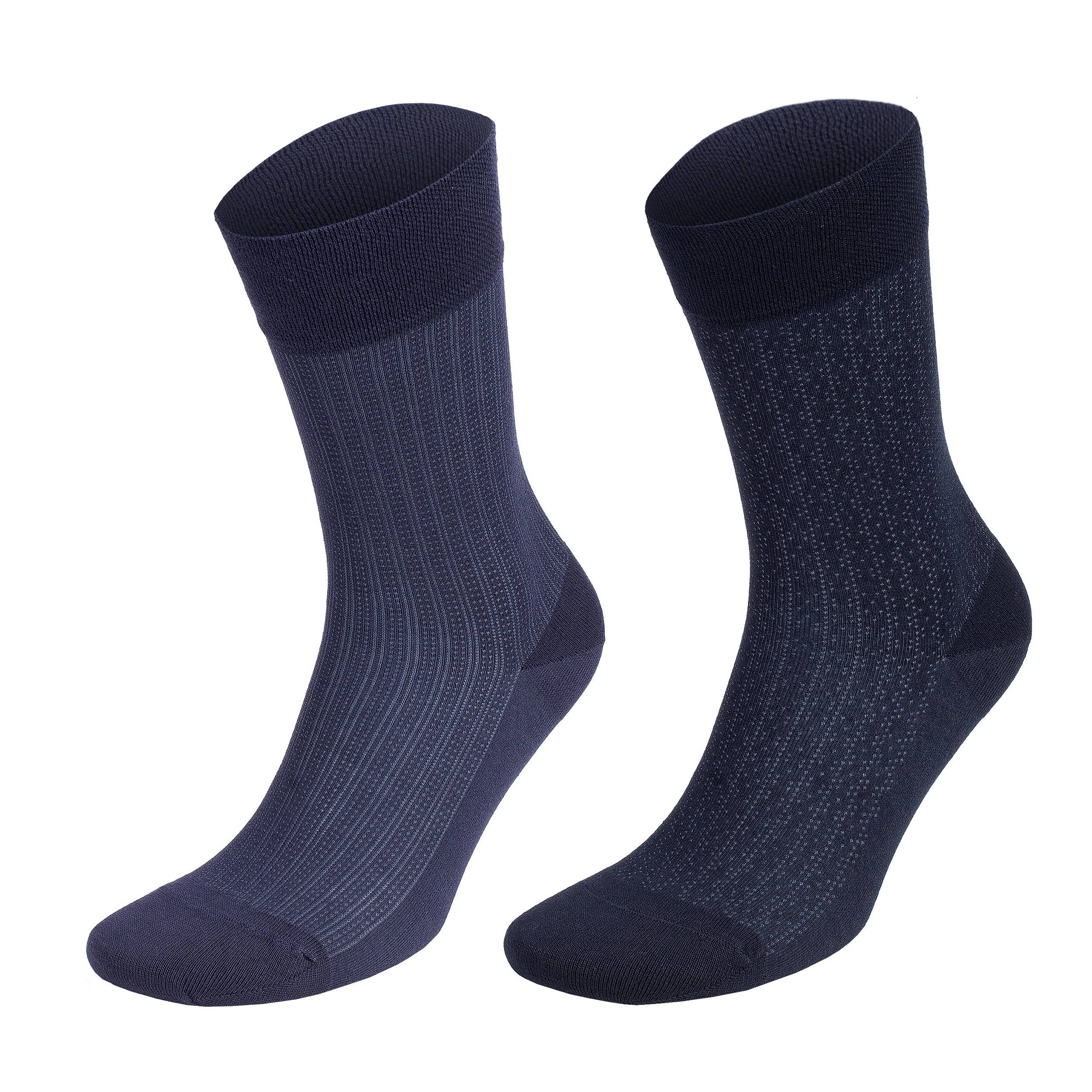 Bambooven Men’s Lightweight Dress and Trouser Socks – Premium Bamboo, Super Soft, Odor Free and Breathable, Calf Socks, Crew Socks (8 Pack)-591 - Bambooven