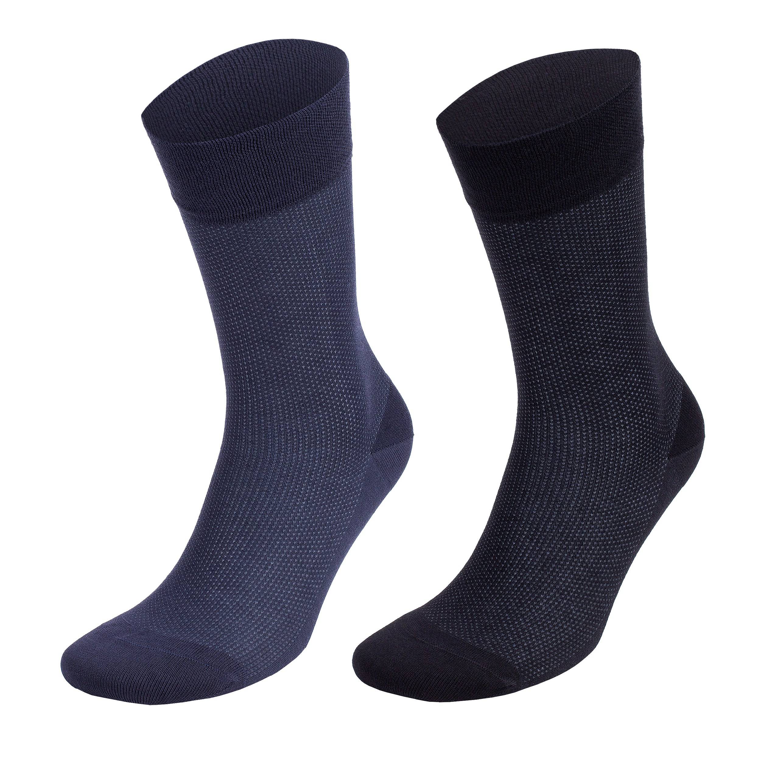 Bambooven Men’s Lightweight Dress & Trouser Socks – (8 Pack) - Bambooven