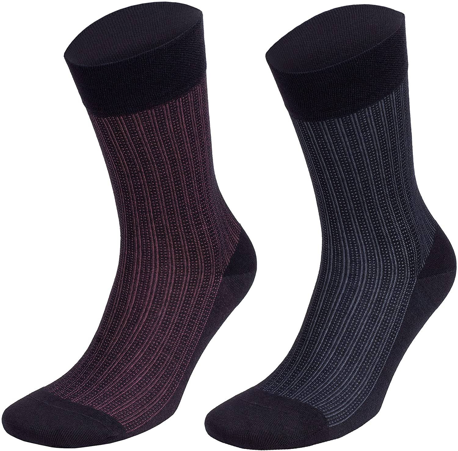 Men’s Bamboo Lightweight Dress & Trouser Socks 8-Pack - 543 - Bambooven
