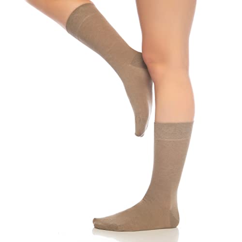 Crew Socks for Men and Women Colorful Cotton 6-Pack - 360 - Bambooven