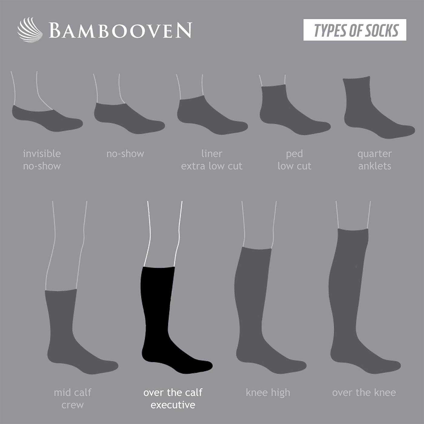 Bambooven Women’s Diabetic Dress and Trouser Socks – Seamless Toe and Non-Binding Top, Premium Bamboo, Odor Free and Breathable Crew Socks (6 Pack)-585 - Bambooven