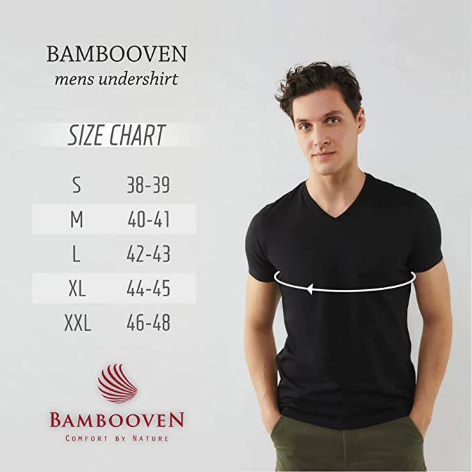 Men's Bamboo Crew Neck Undershirts (3-Pack) - Bambooven