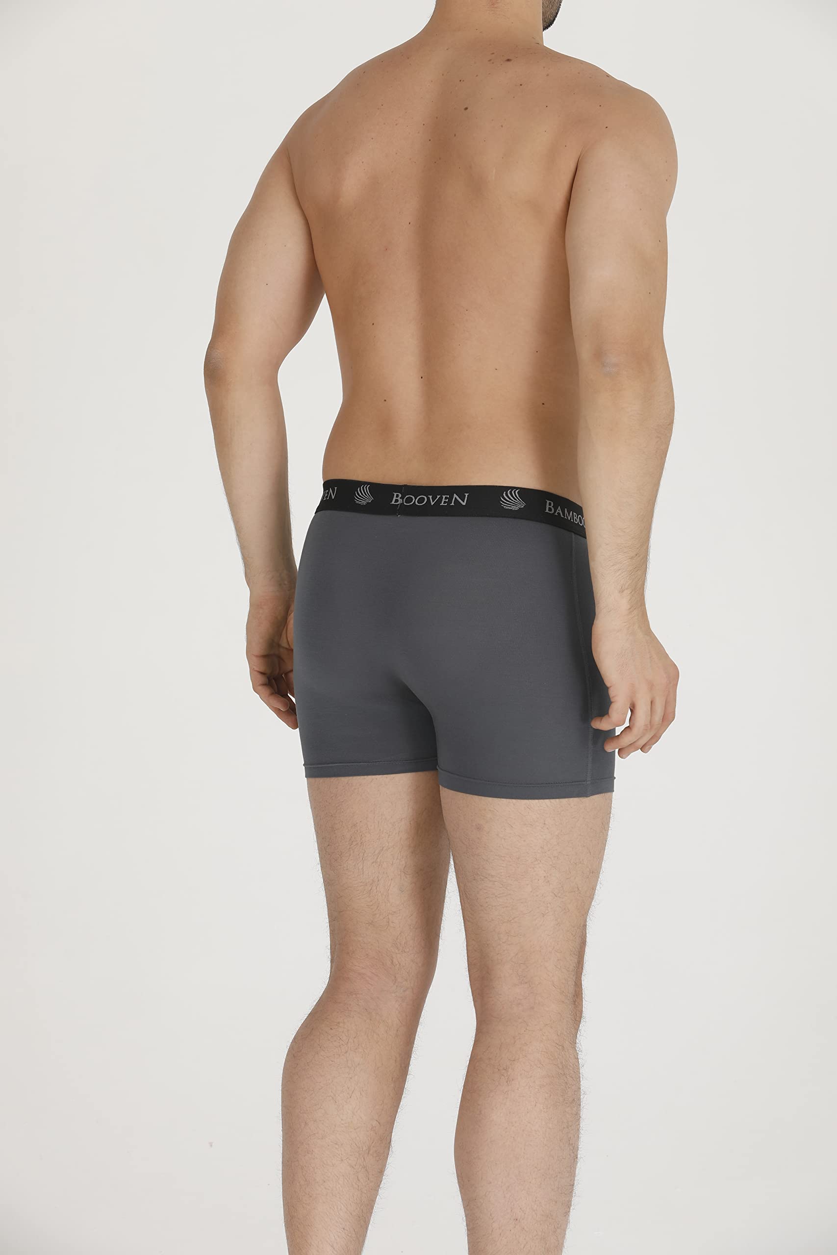 Bambooven Breathable Boxer Briefs with Fly โ Sweat-Wicking (4 Pack) - Bambooven