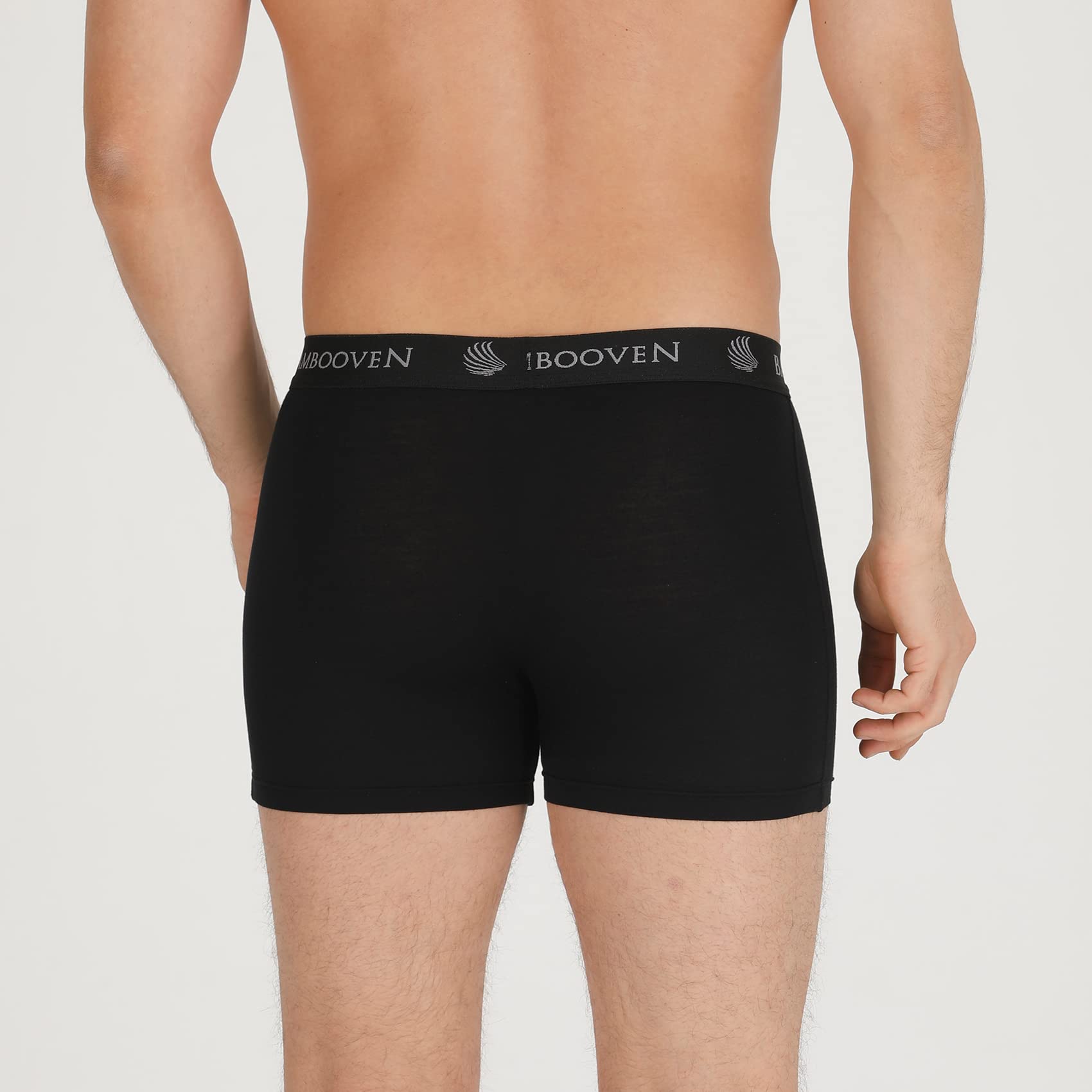 Men's Breathable Bamboo Boxer Briefs with Fly โ Sweat-Wicking (4 Pack) - Bambooven