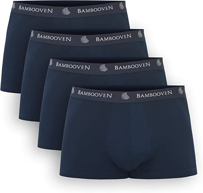 Men’s Bamboo Trunks with Pouch 4-Pack - Bambooven