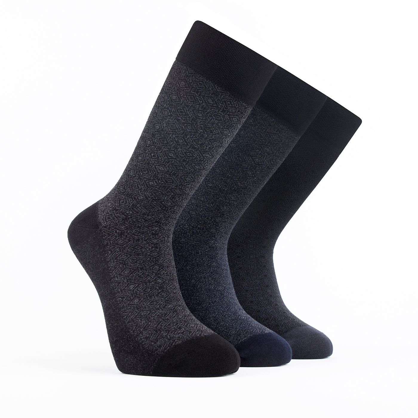 Men’s Bamboo Dress & Trouser Socks 12-Pack - 389-393