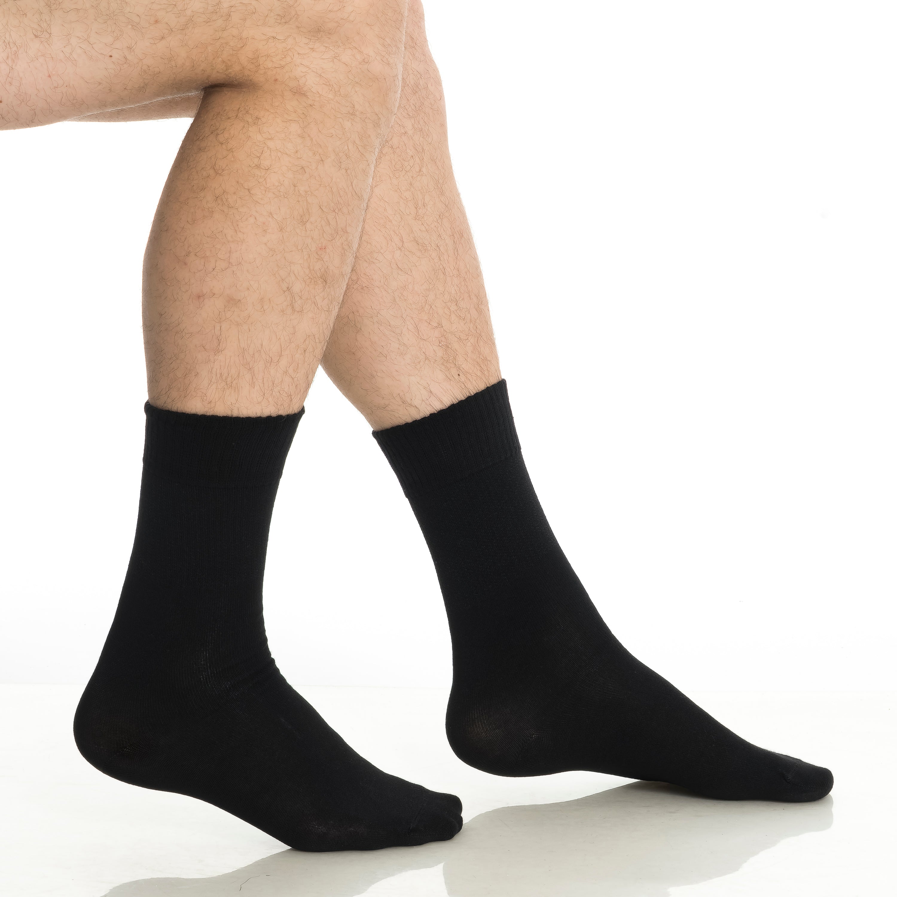 Men’s & Women’s Bamboo Diabetic Crew Socks 4-Pack - Bambooven