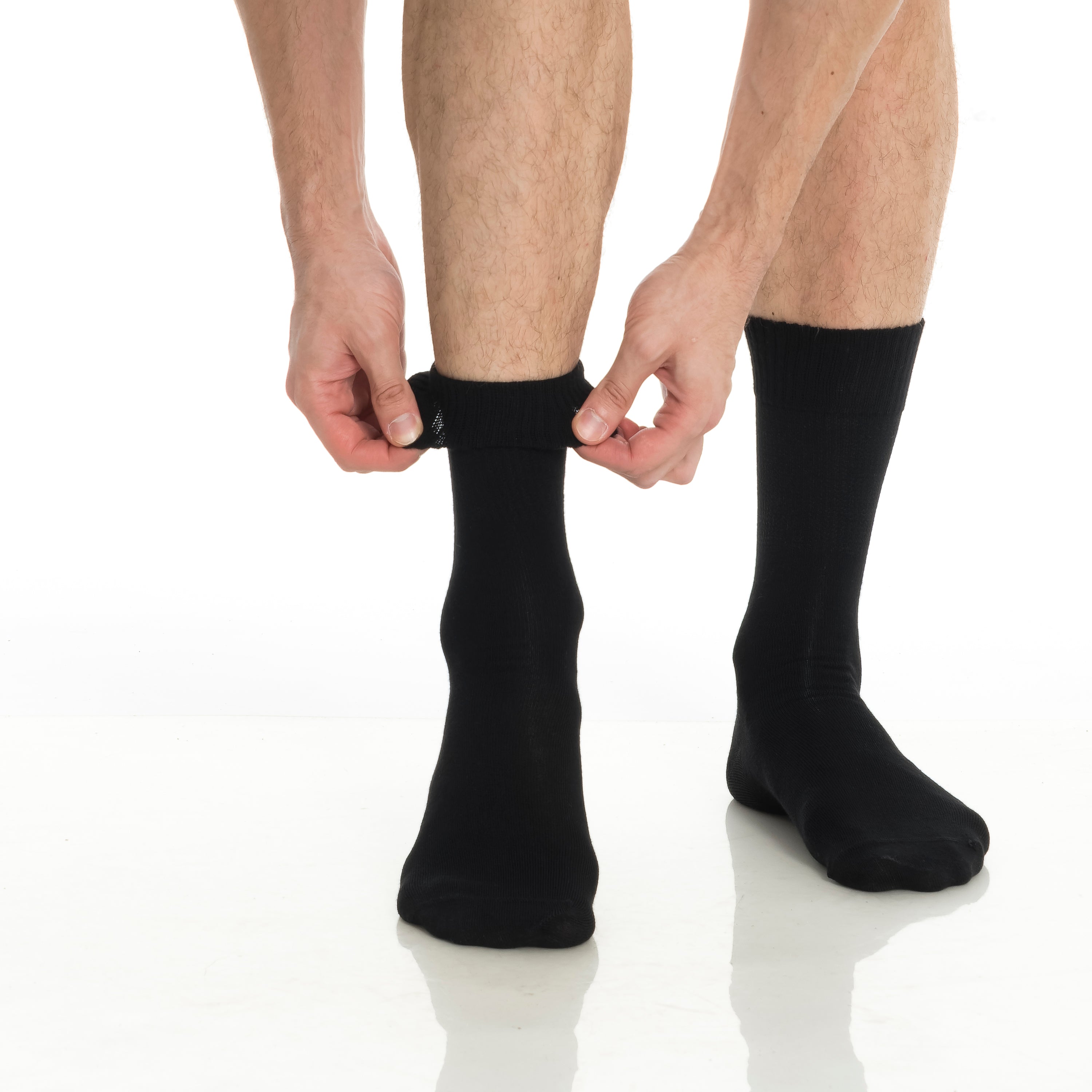 Men’s & Women’s Bamboo Diabetic Crew Socks 4-Pack - Bambooven