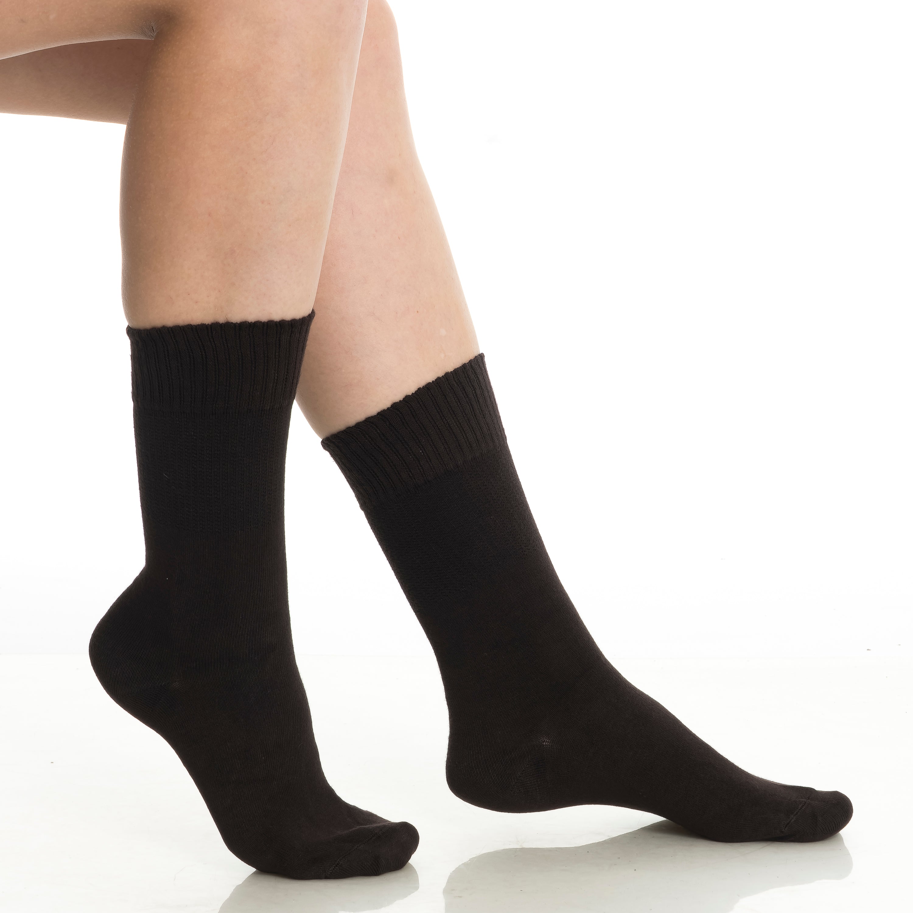 Men’s & Women’s Bamboo Diabetic Crew Socks 4-Pack - Bambooven