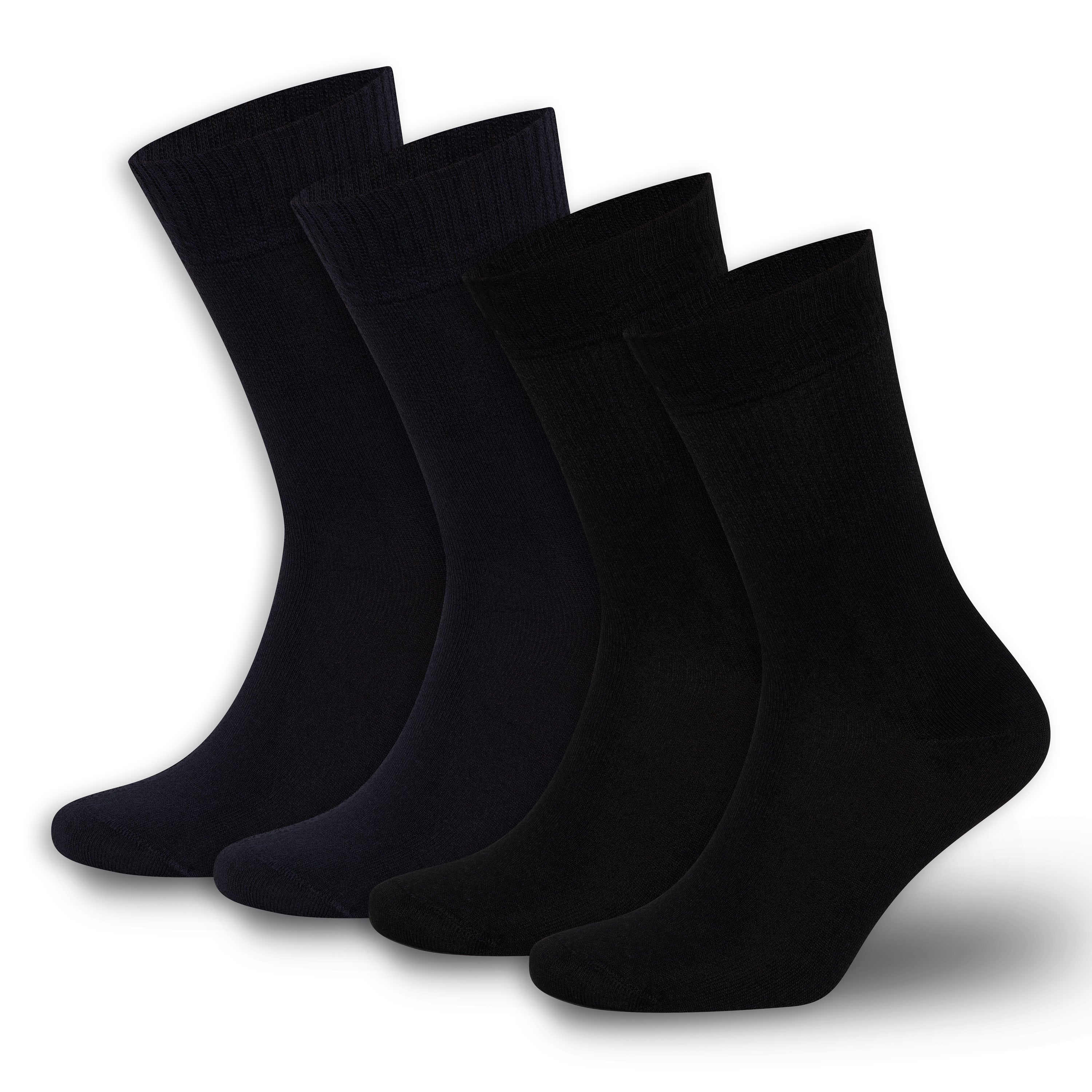 Men’s & Women’s Bamboo Diabetic Crew Socks 4-Pack - Bambooven