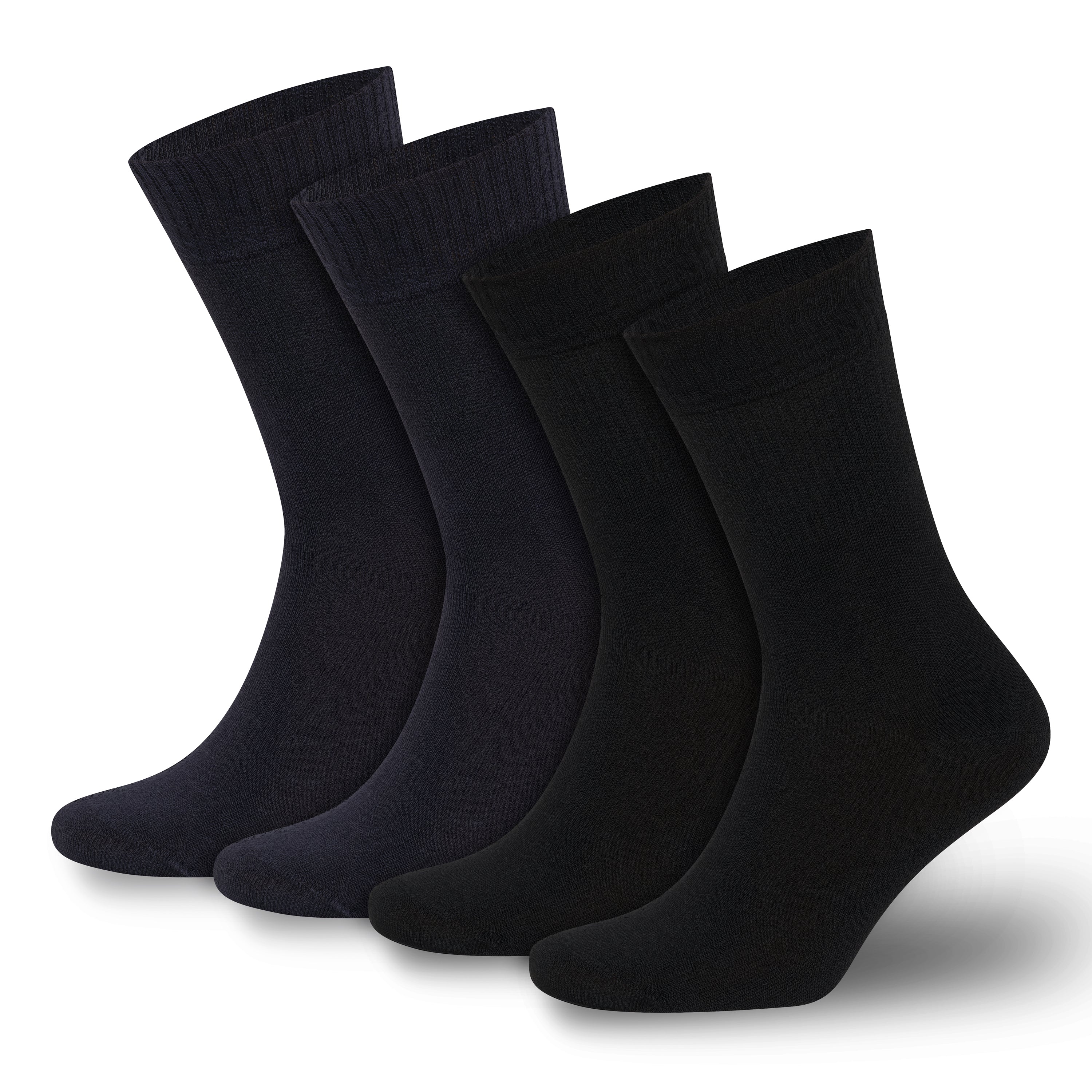 Men’s & Women’s Bamboo Diabetic Crew Socks 4-Pack - Bambooven