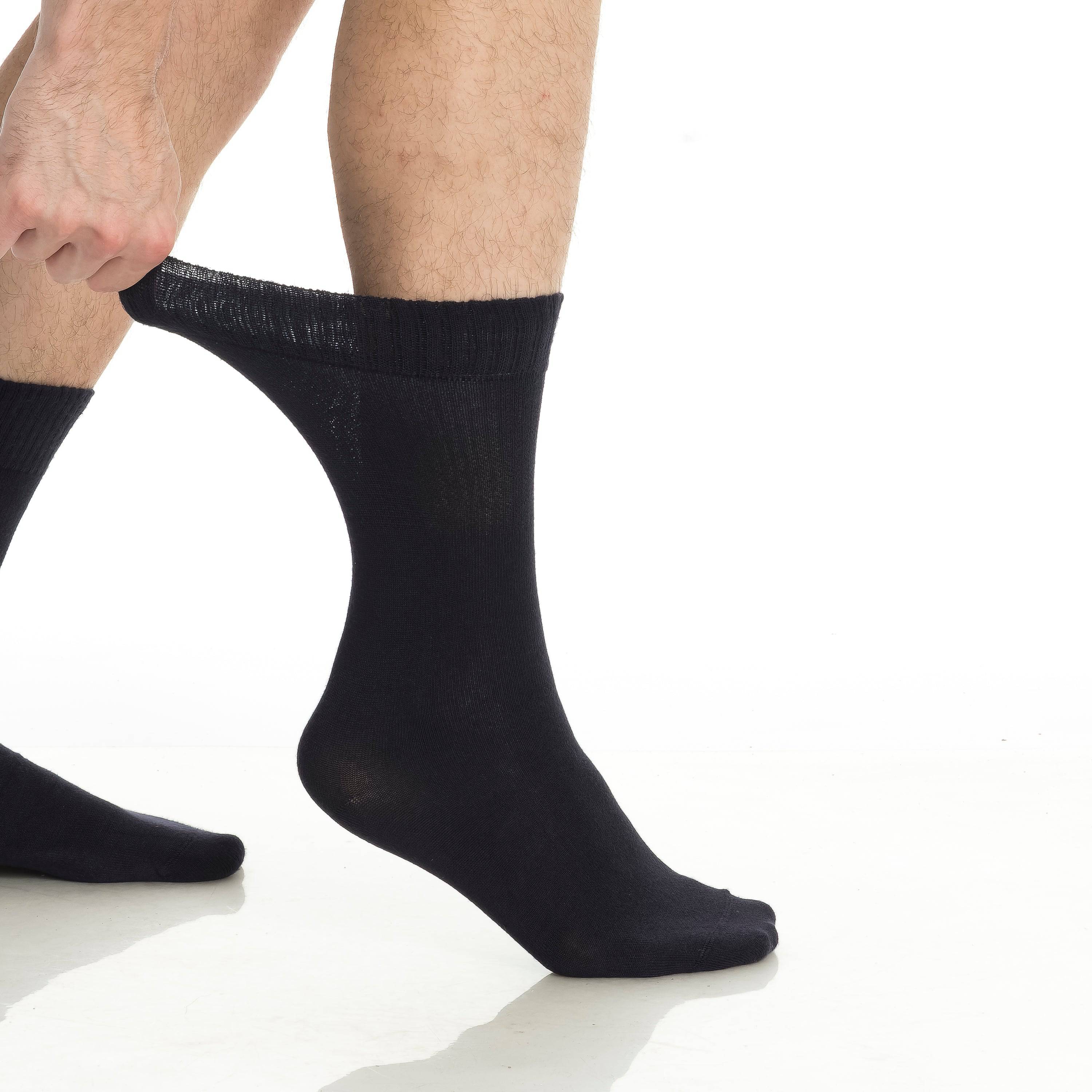 Men’s & Women’s Bamboo Diabetic Crew Socks 4-Pack - Bambooven