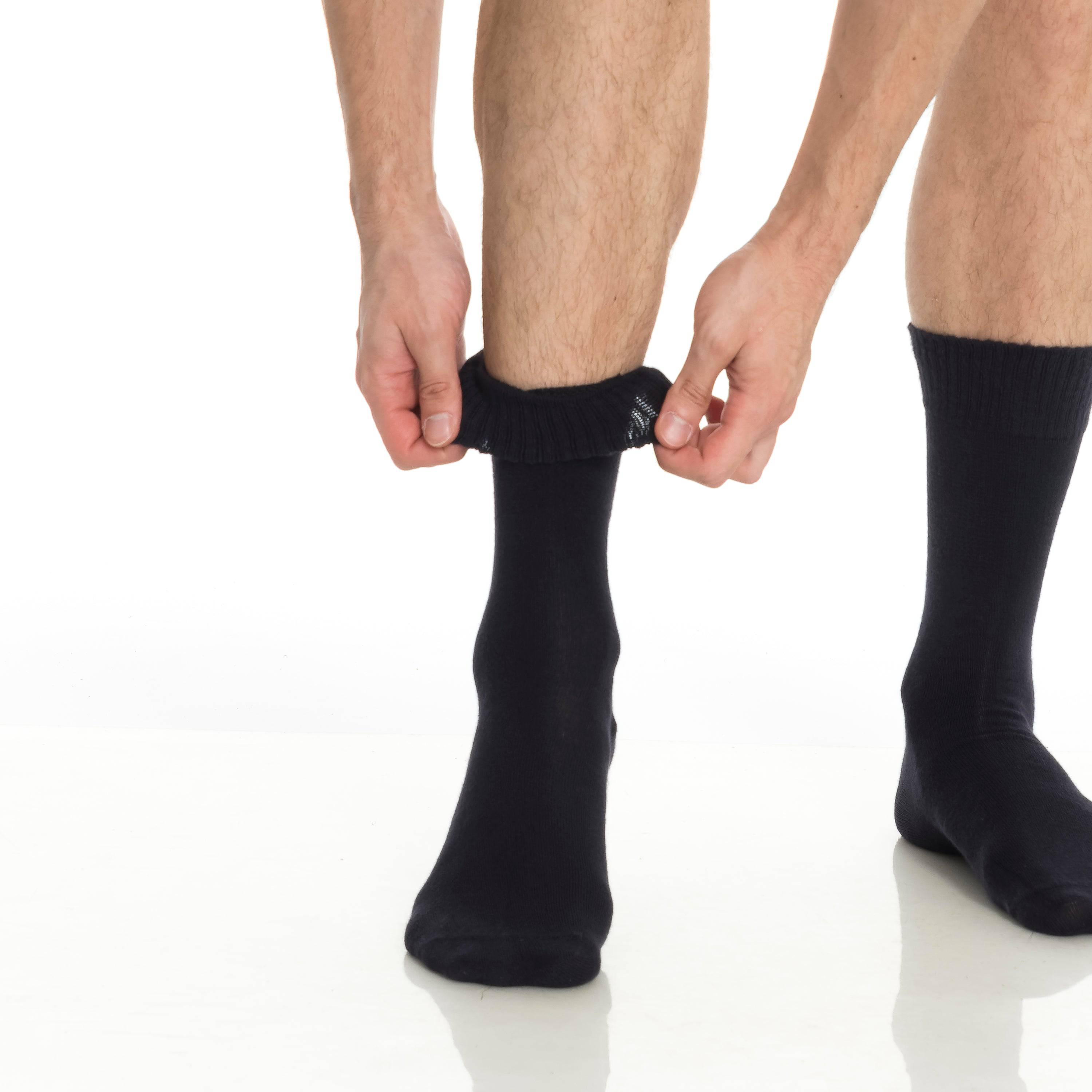 Men’s & Women’s Bamboo Diabetic Crew Socks 4-Pack - Bambooven