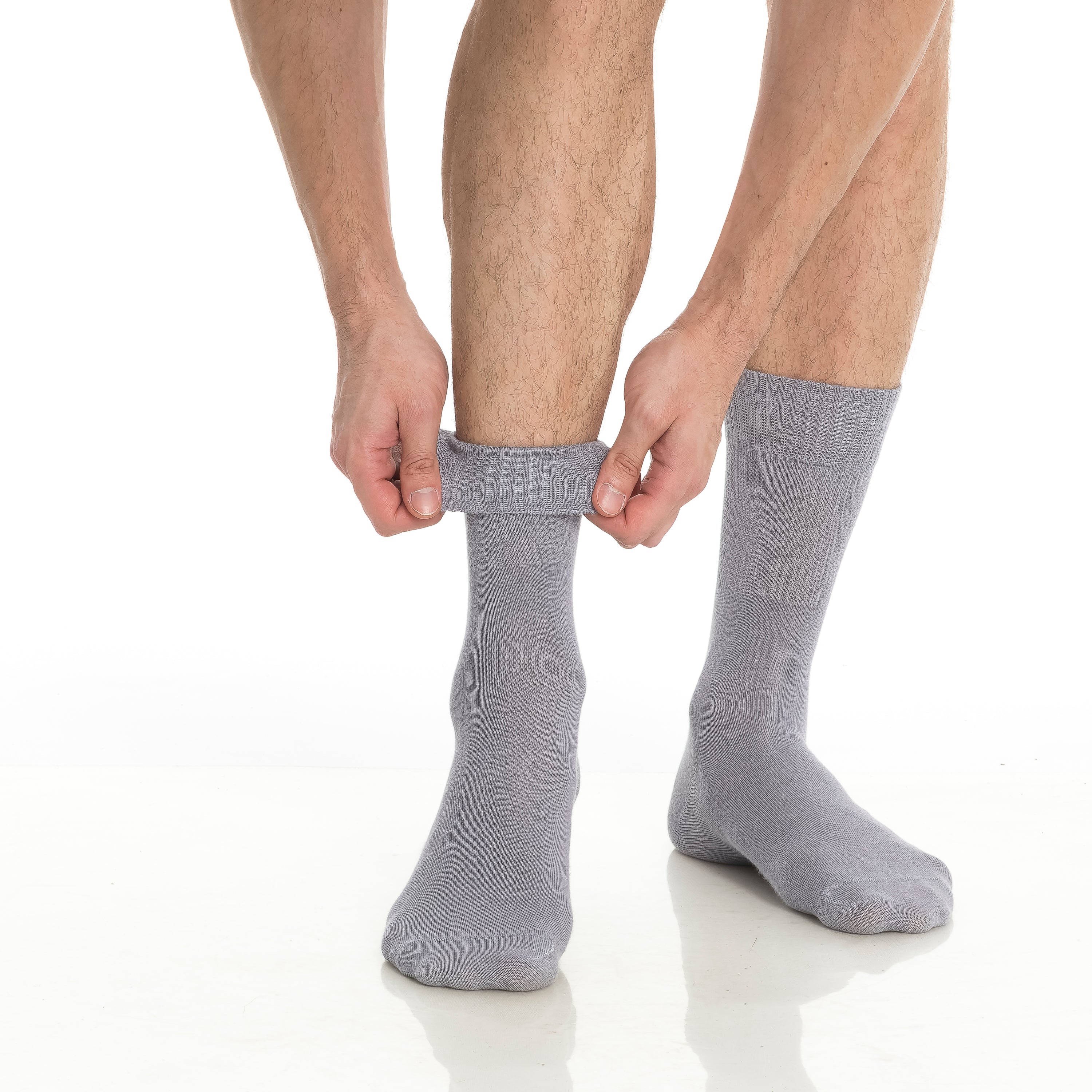 Men’s & Women’s Bamboo Diabetic Crew Socks 4-Pack - Bambooven