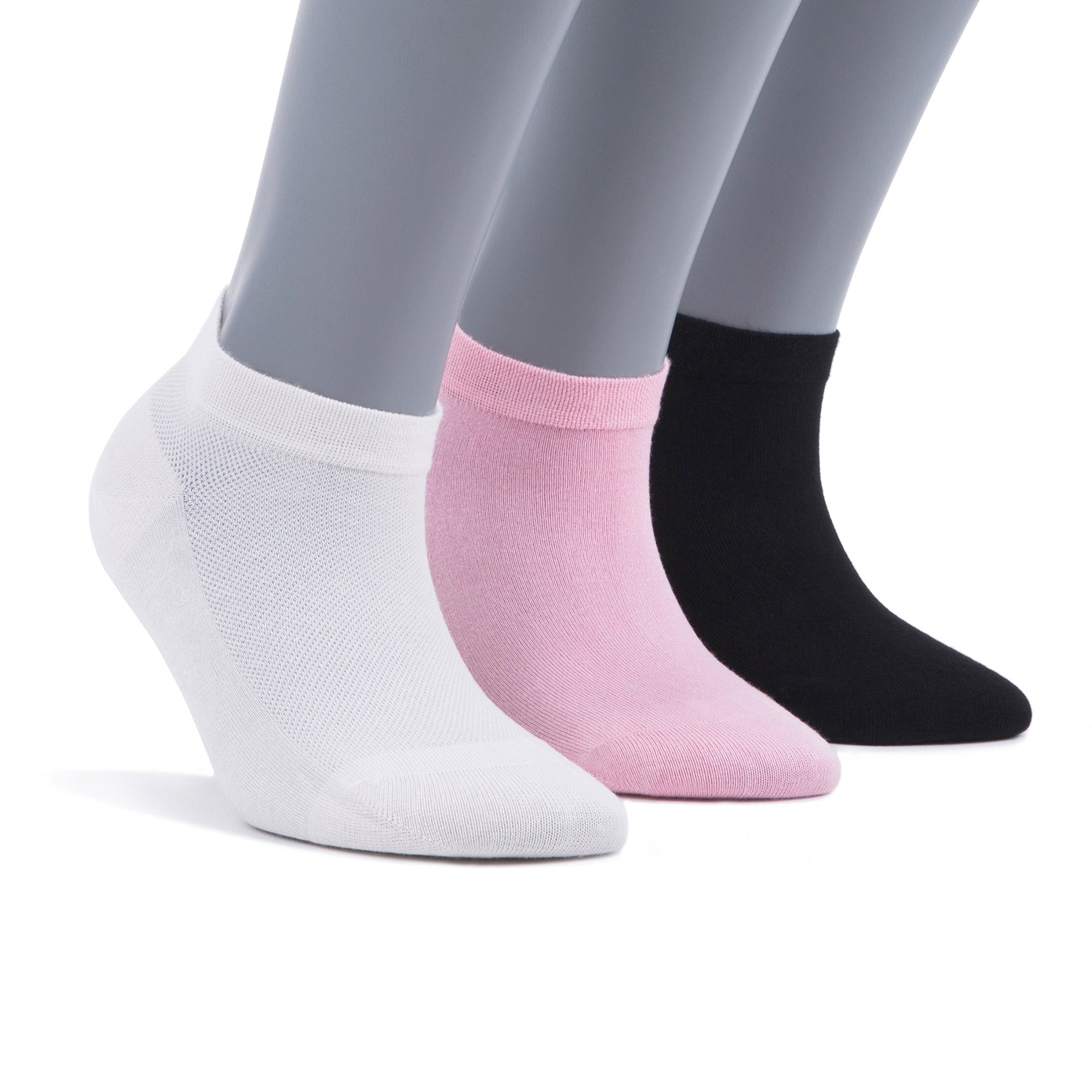 Bambooven Calcetines tobilleros informales para mujer, bambú de primera calidad, súper suaves, sin olores y transpirables, calcetines tobilleros, calcetines de corte bajo, calcetines deportivos (paquete de 3) 