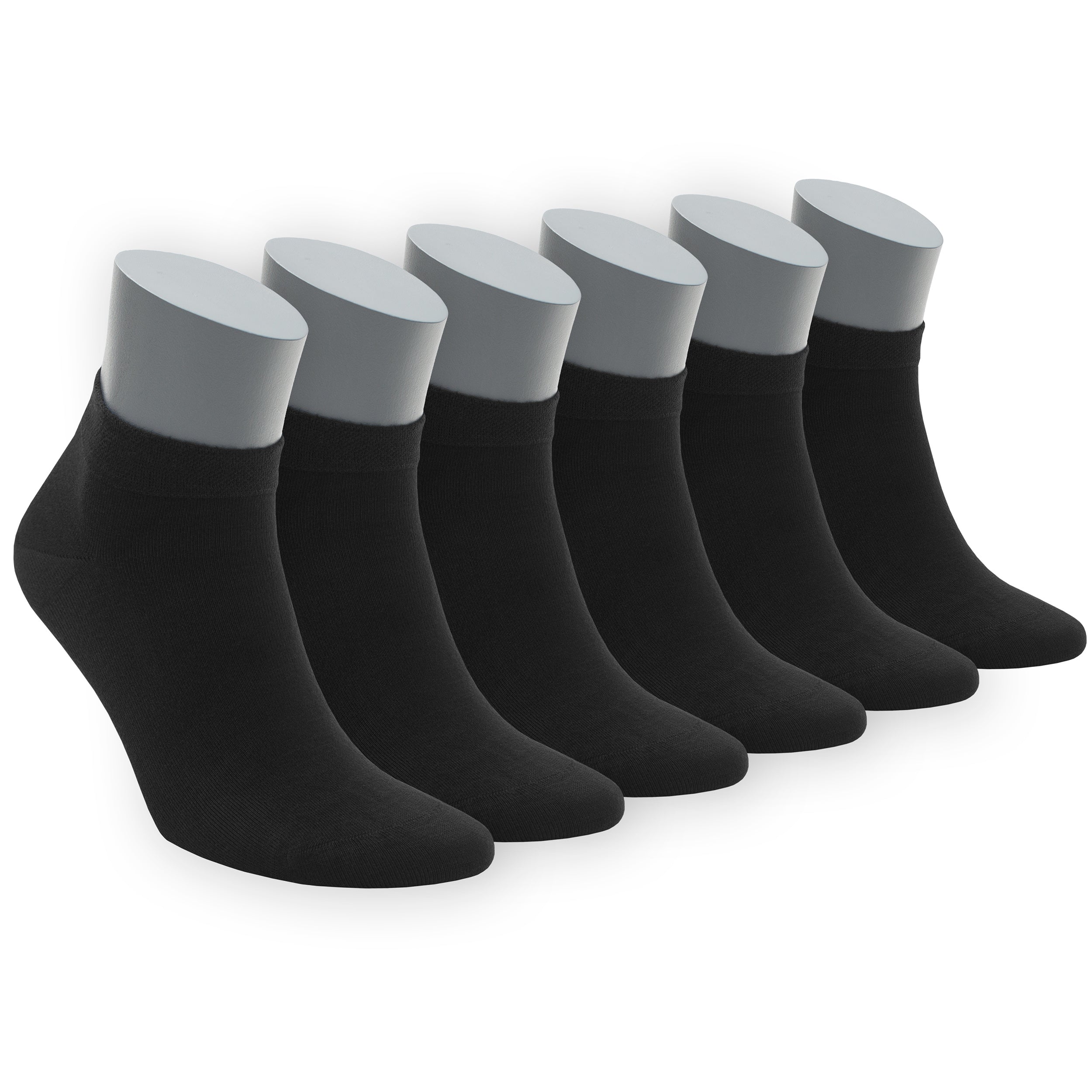 Bambooven Men’s Casual Ankle Socks – Premium Bamboo, Super Soft, Odor Free and Breathable, Ankle Socks, Low-Cut Socks, Sneaker Socks, Luxury Bamboo Fibers (6 pack) 571