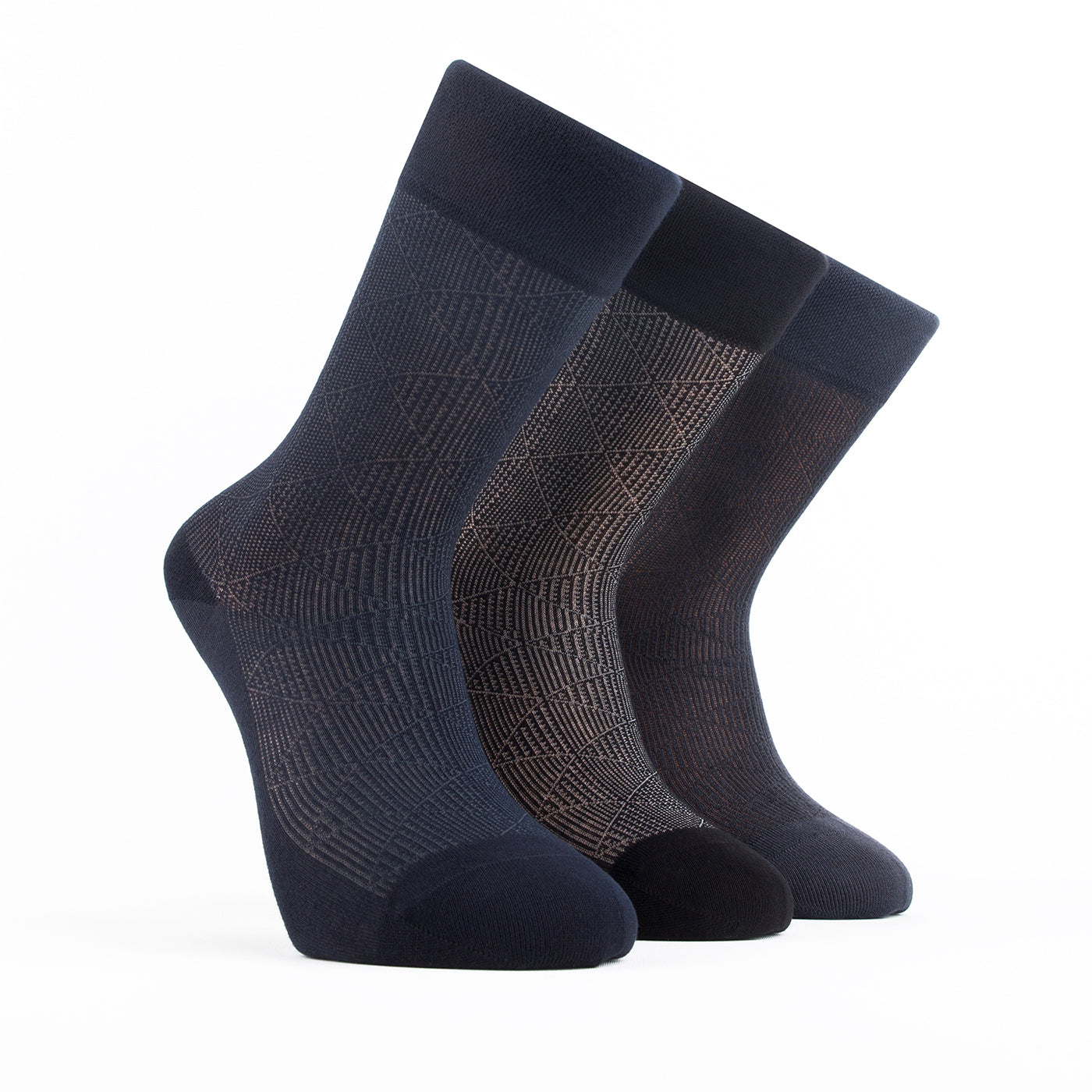 Men’s Bamboo Lightweight Dress & Trouser Socks 12-Pack - 467-469