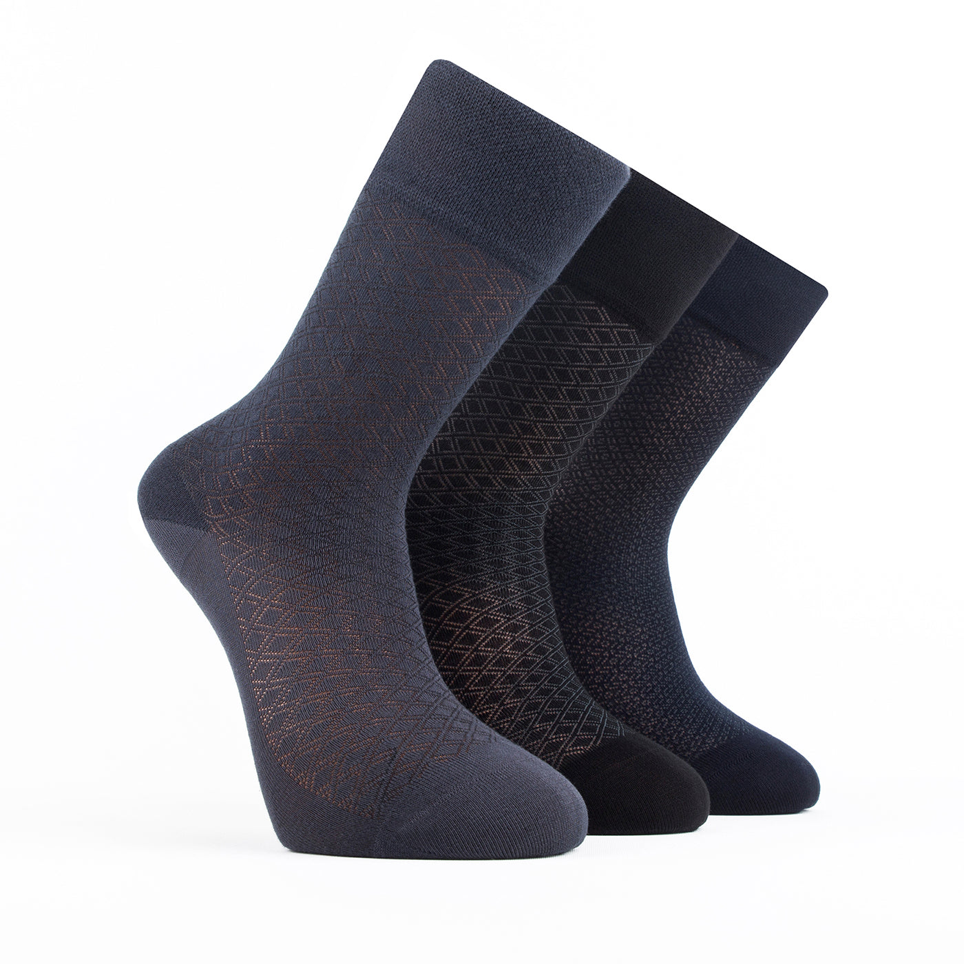 Men’s Bamboo Lightweight Dress & Trouser Socks 12-Pack - 473-475