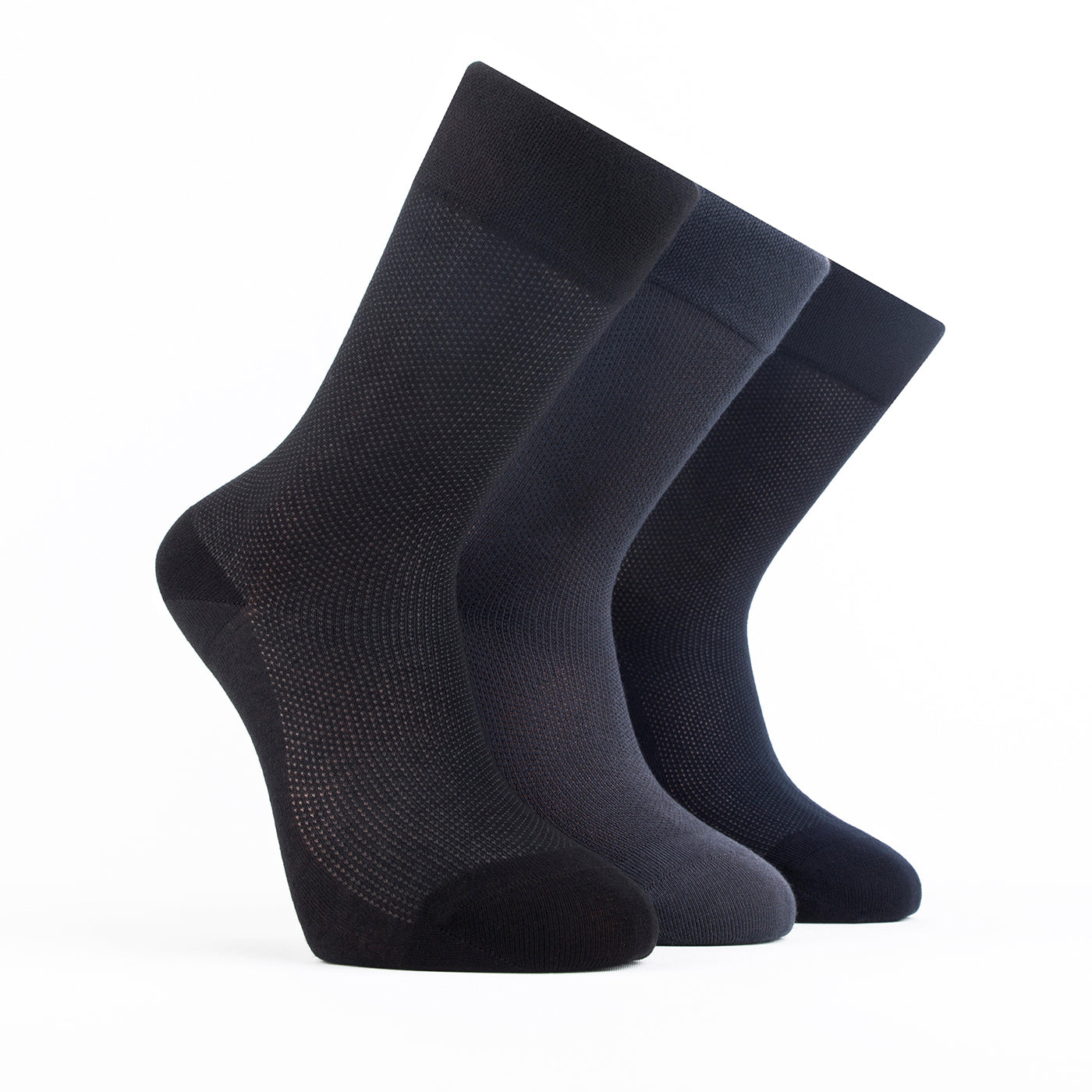 Men’s Bamboo Lightweight Dress & Trouser Socks 12-Pack - 476-479