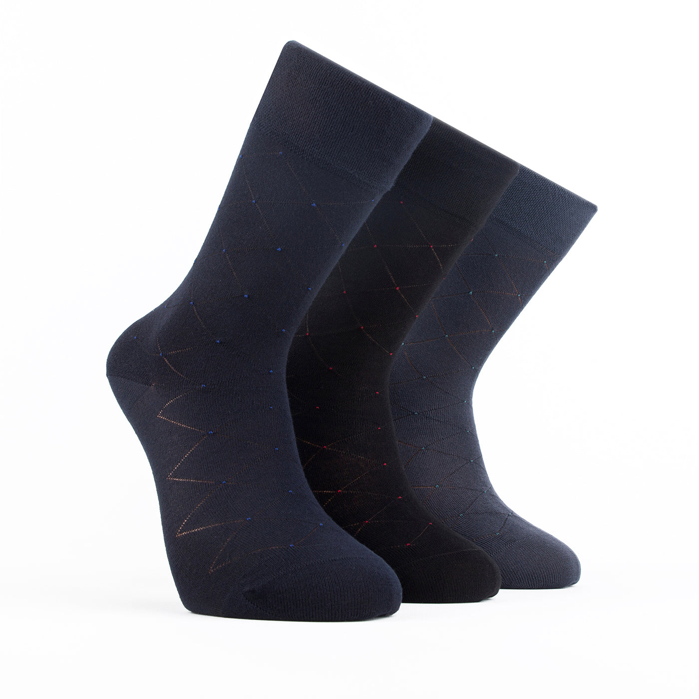 Men’s Bamboo Lightweight Dress & Trouser Socks 12-Pack - 483-486