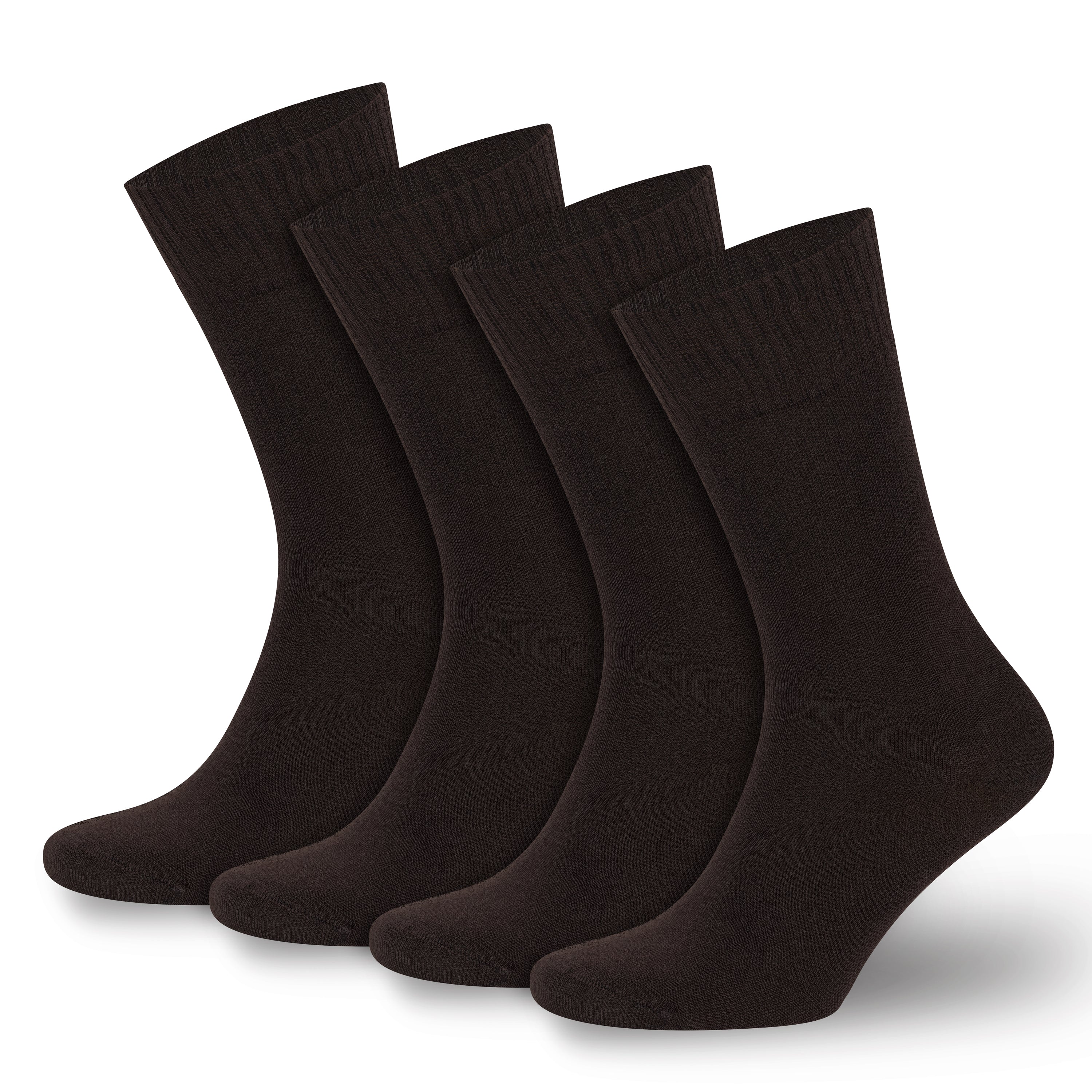 Men’s & Women’s Bamboo Diabetic Crew Socks 4-Pack - Bambooven