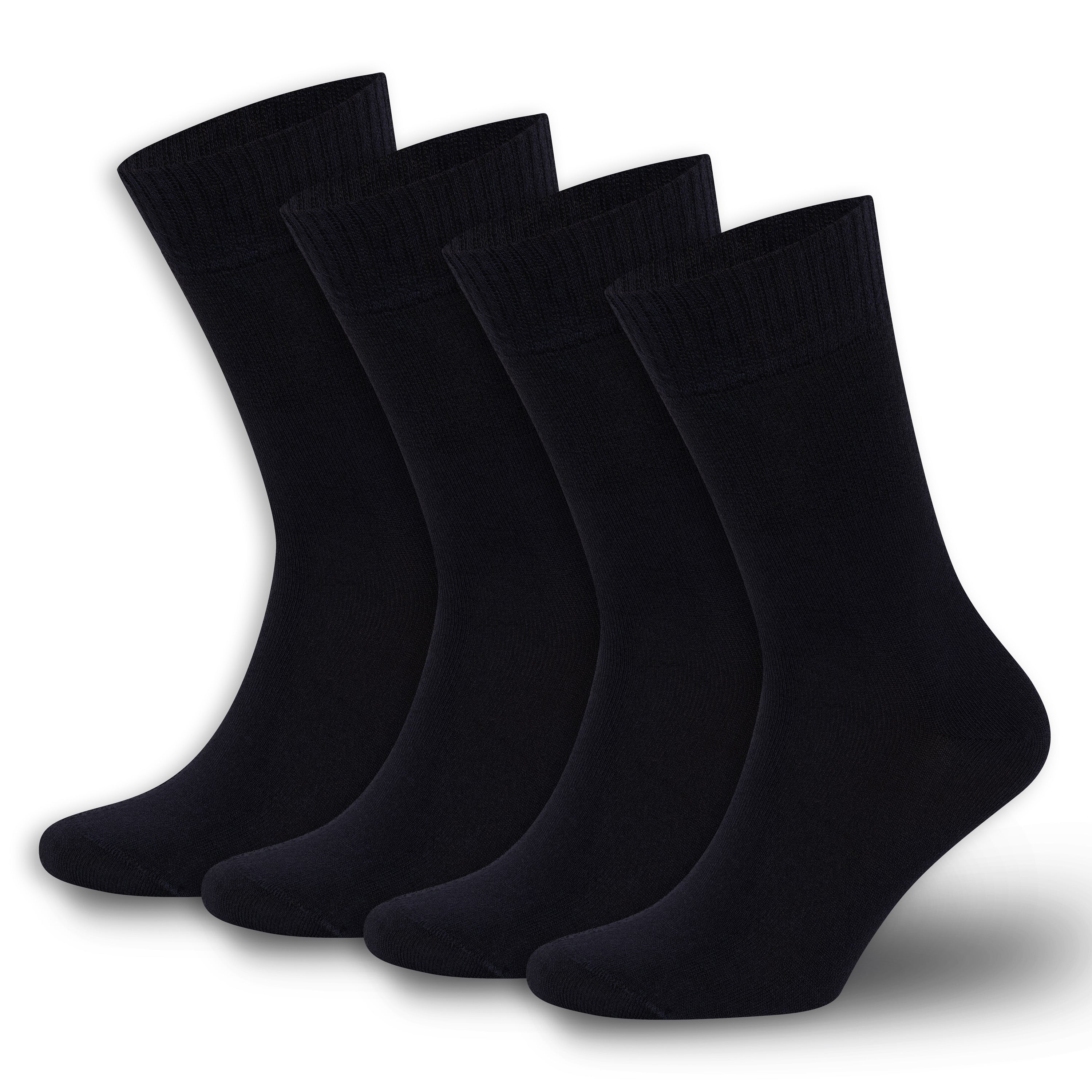 Men’s & Women’s Bamboo Diabetic Crew Socks 4-Pack - Bambooven