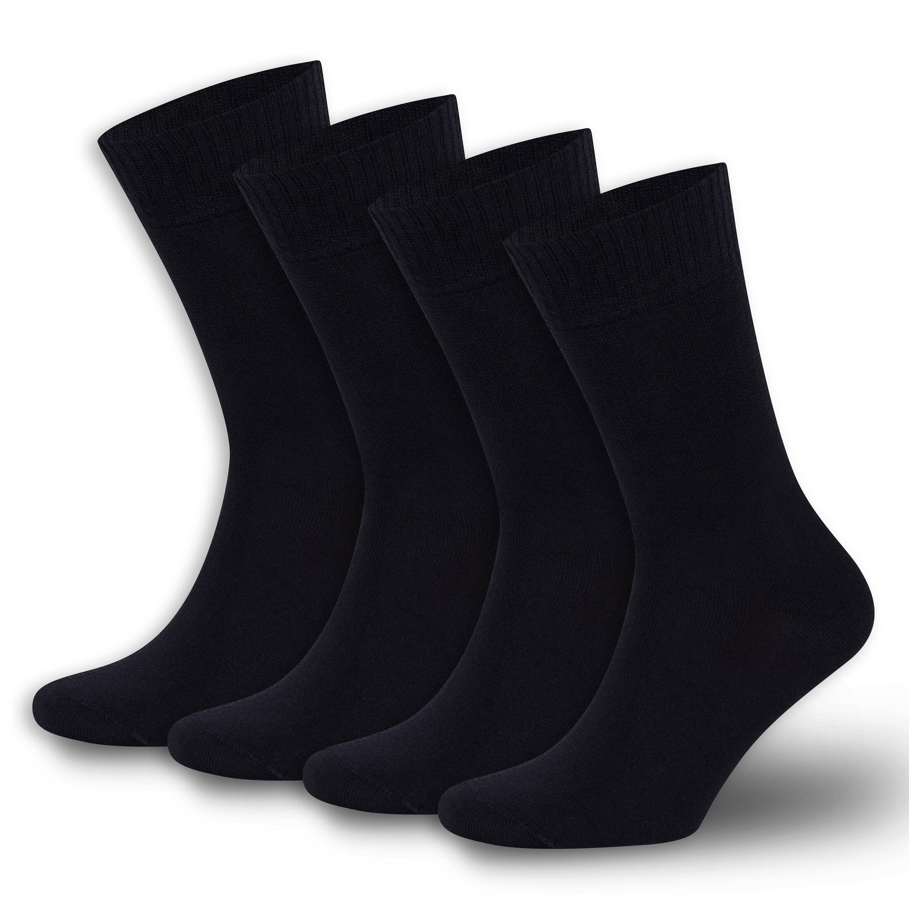 Men’s & Women’s Bamboo Diabetic Crew Socks 4-Pack - Bambooven
