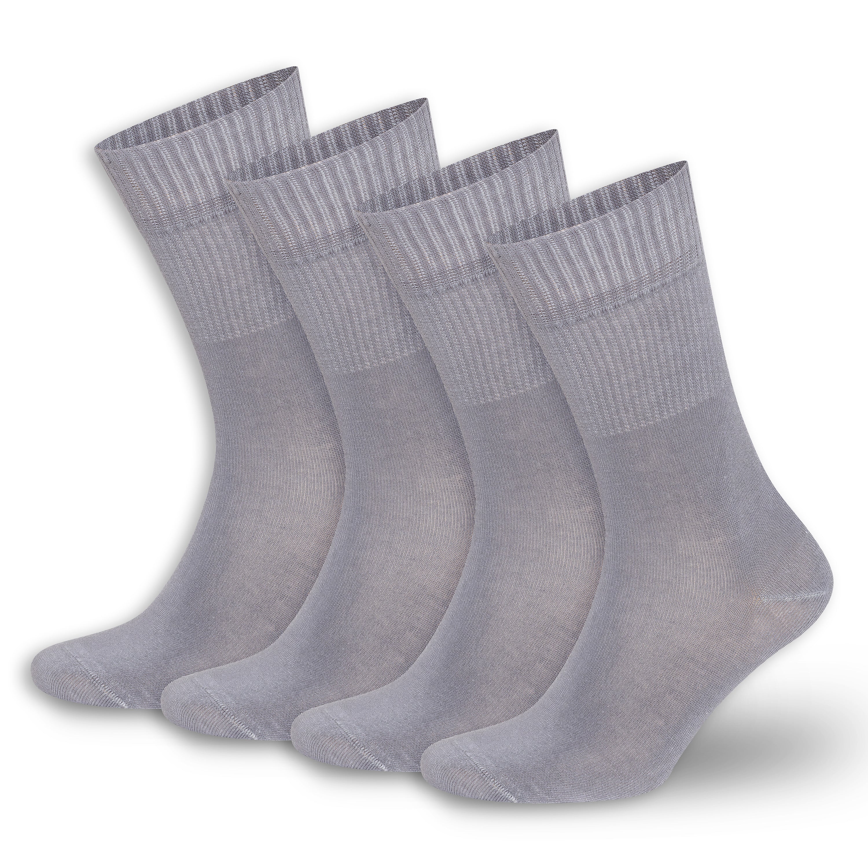 Men’s & Women’s Bamboo Diabetic Crew Socks 4-Pack - Bambooven
