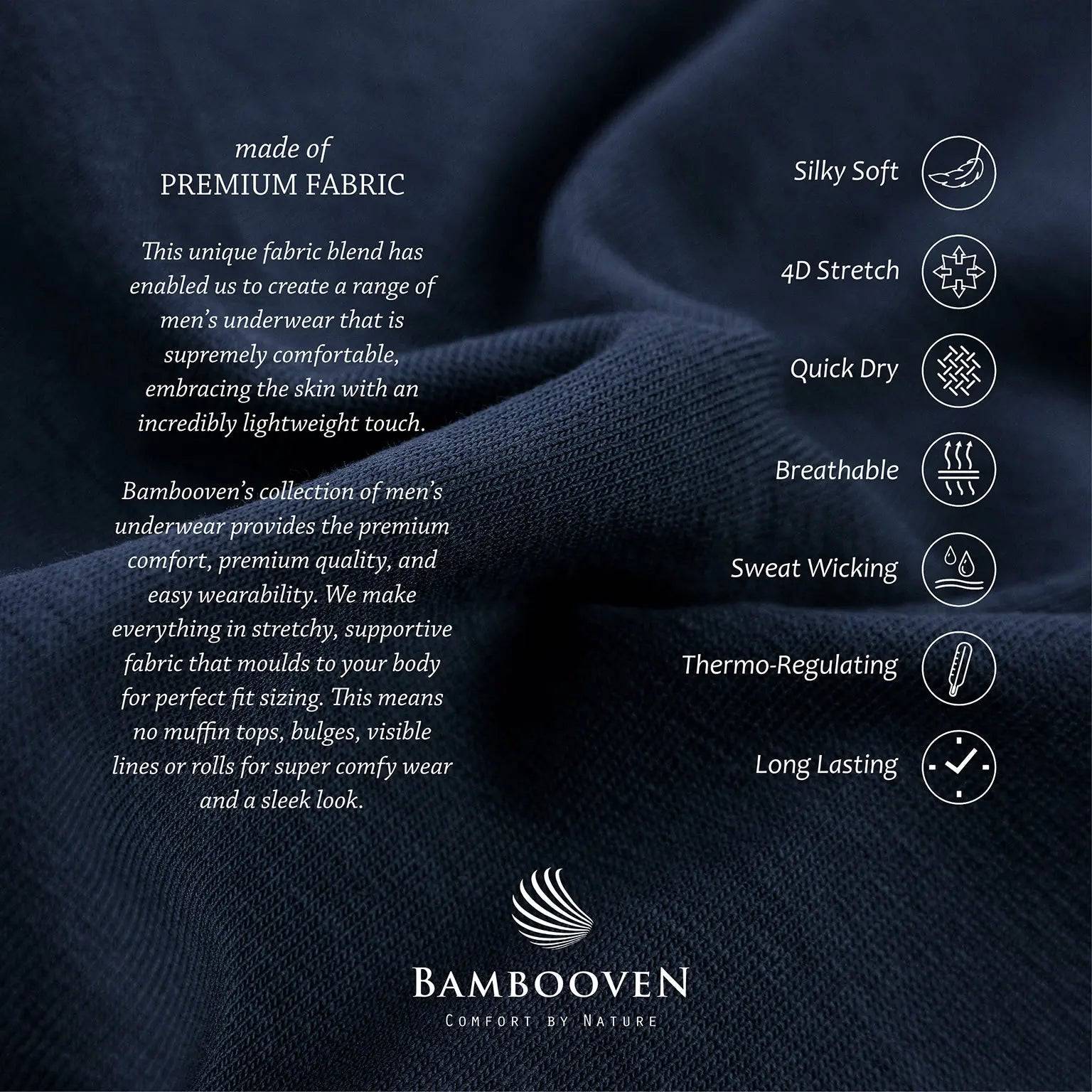 Men's Bamboo Briefs with Pouch 4-Pack - Bambooven